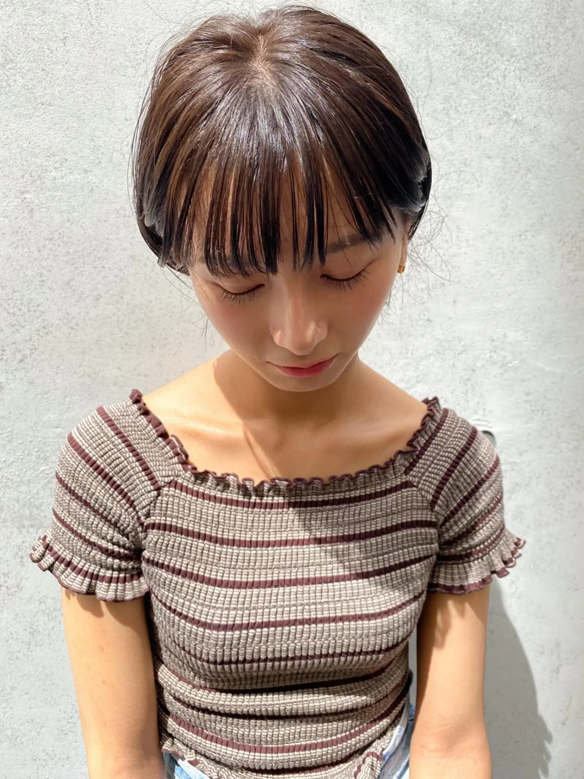 ショート カラー ボブレイヤー ショートレイヤー ハンサムショート ベージュカラー グレージュ a moment(モーメント)所属・蔵前 デザインカット KOBAYASHIのその他イメージ