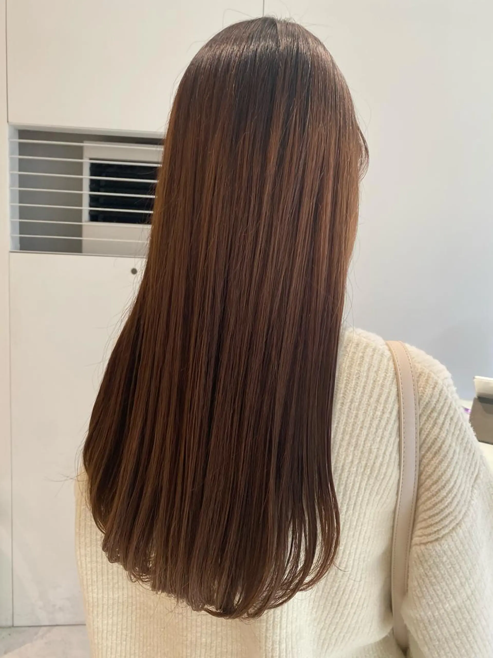 ロング ロング カット 縮毛矯正 ミキ stylistのヘアスタイル