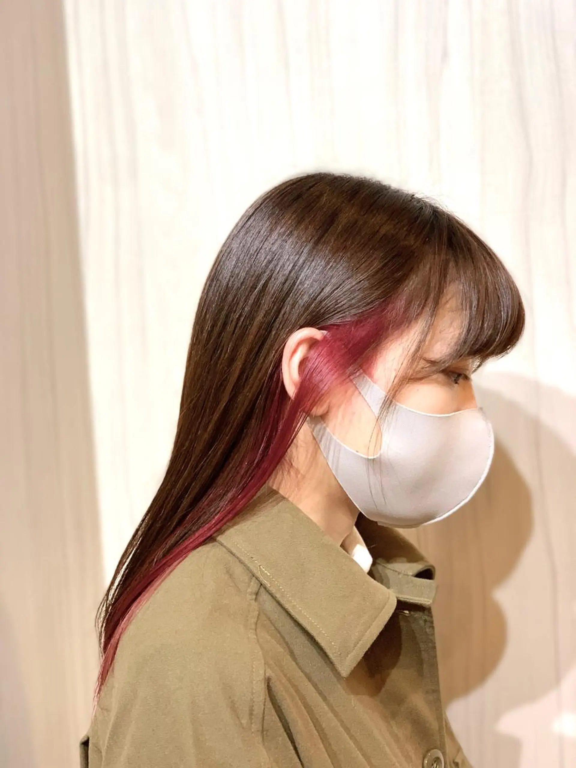 ミディアム カラー ヘアアレンジ ⭐️柏木皇気ブリーチ ムラ修正/他店直しのヘアスタイル