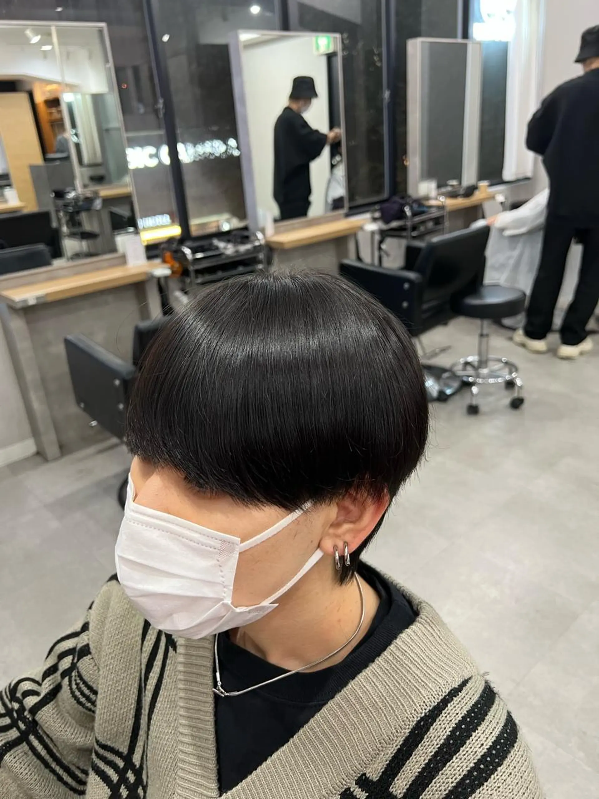 ショート 縮毛矯正 井上 虎汰郎のヘアスタイル