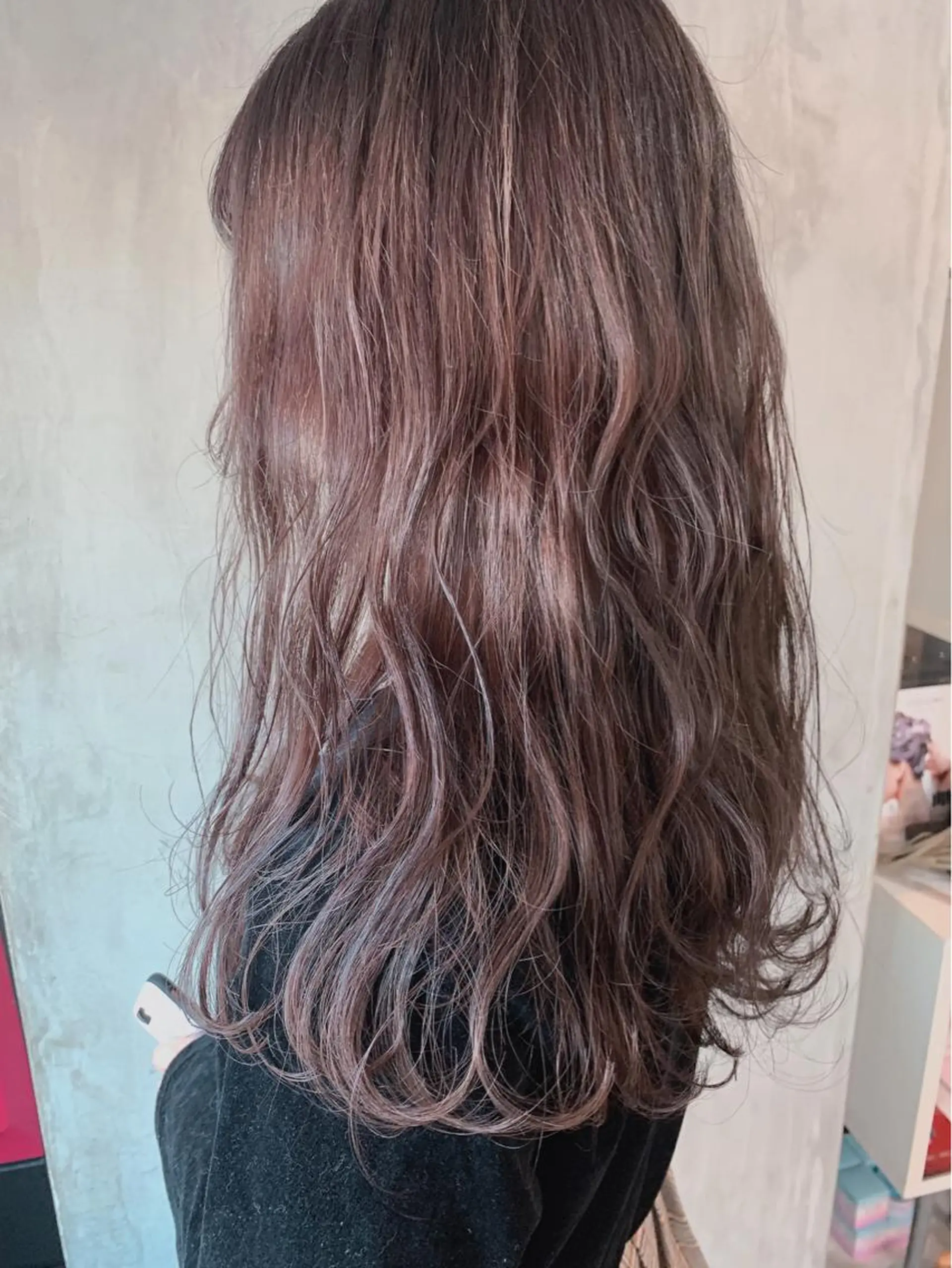 ロング カラー SAKURA 原宿所属・なかの たくみのヘアスタイル