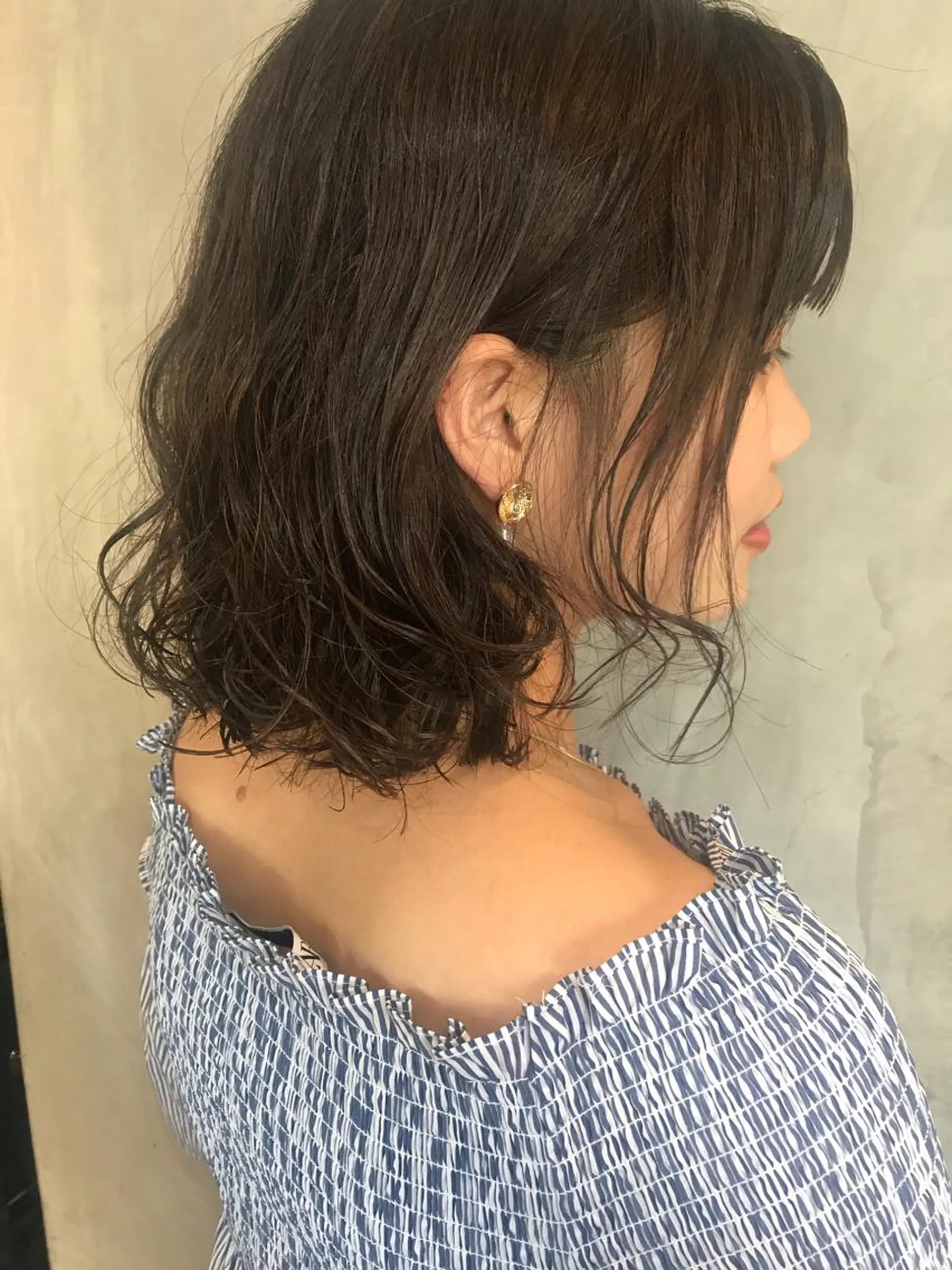 ミディアム ボブ stylist/蛯谷 珠里のヘアスタイル