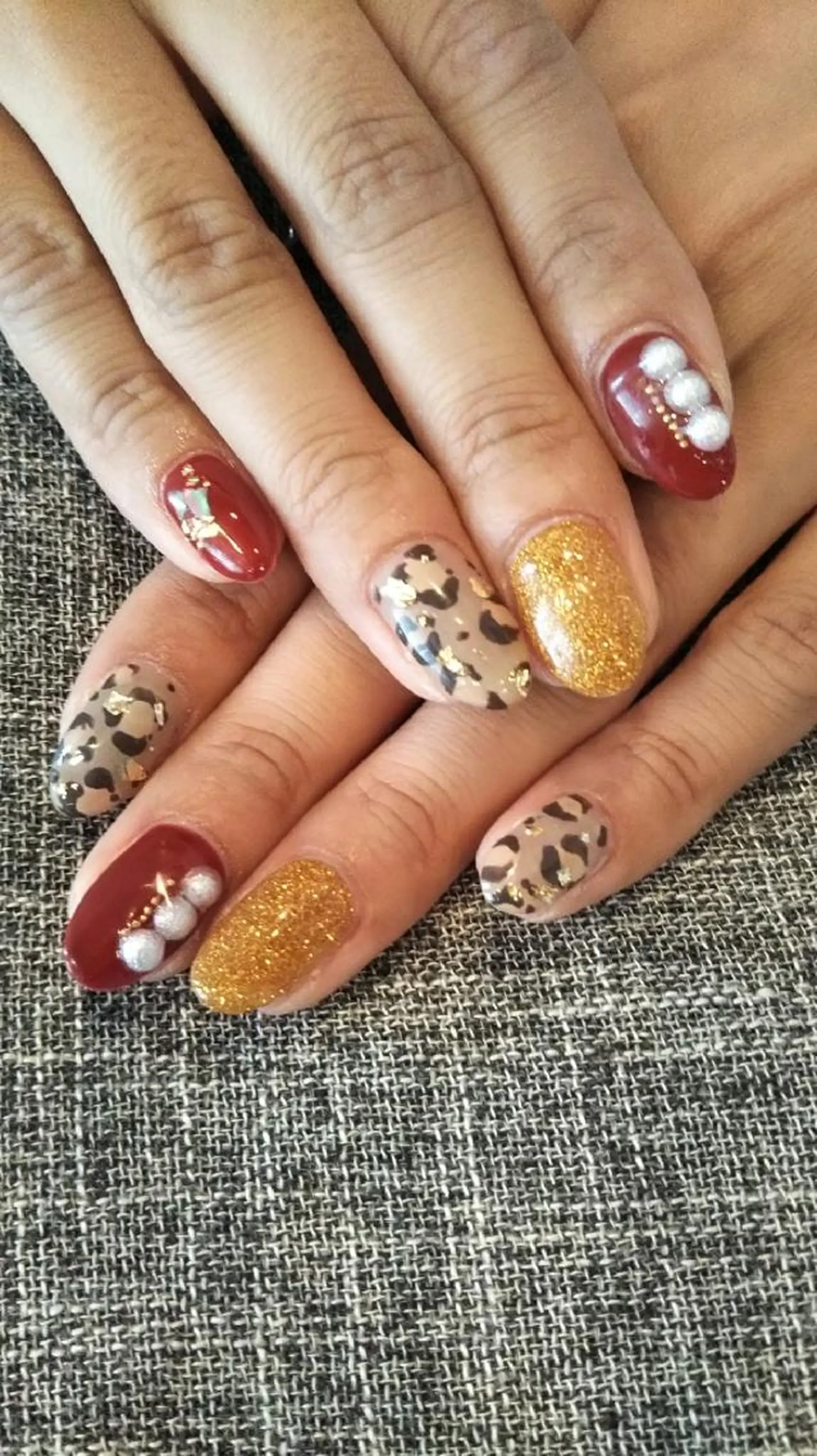 ネイル アニマル柄 ハンドネイル private salon mieのネイルデザイン