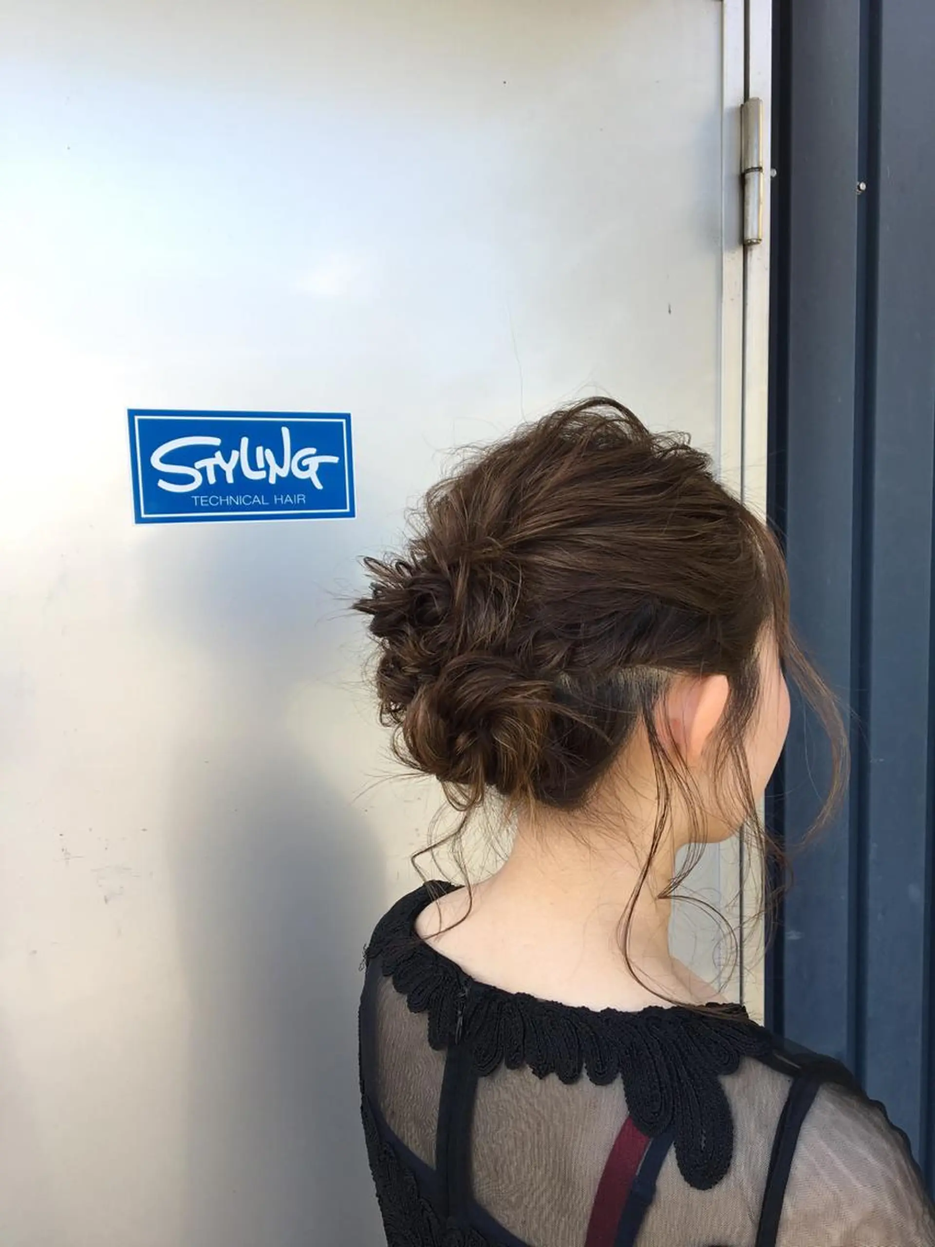 セミロング ヘアアレンジ Tina所属・「Tina」一木 智之のヘアスタイル