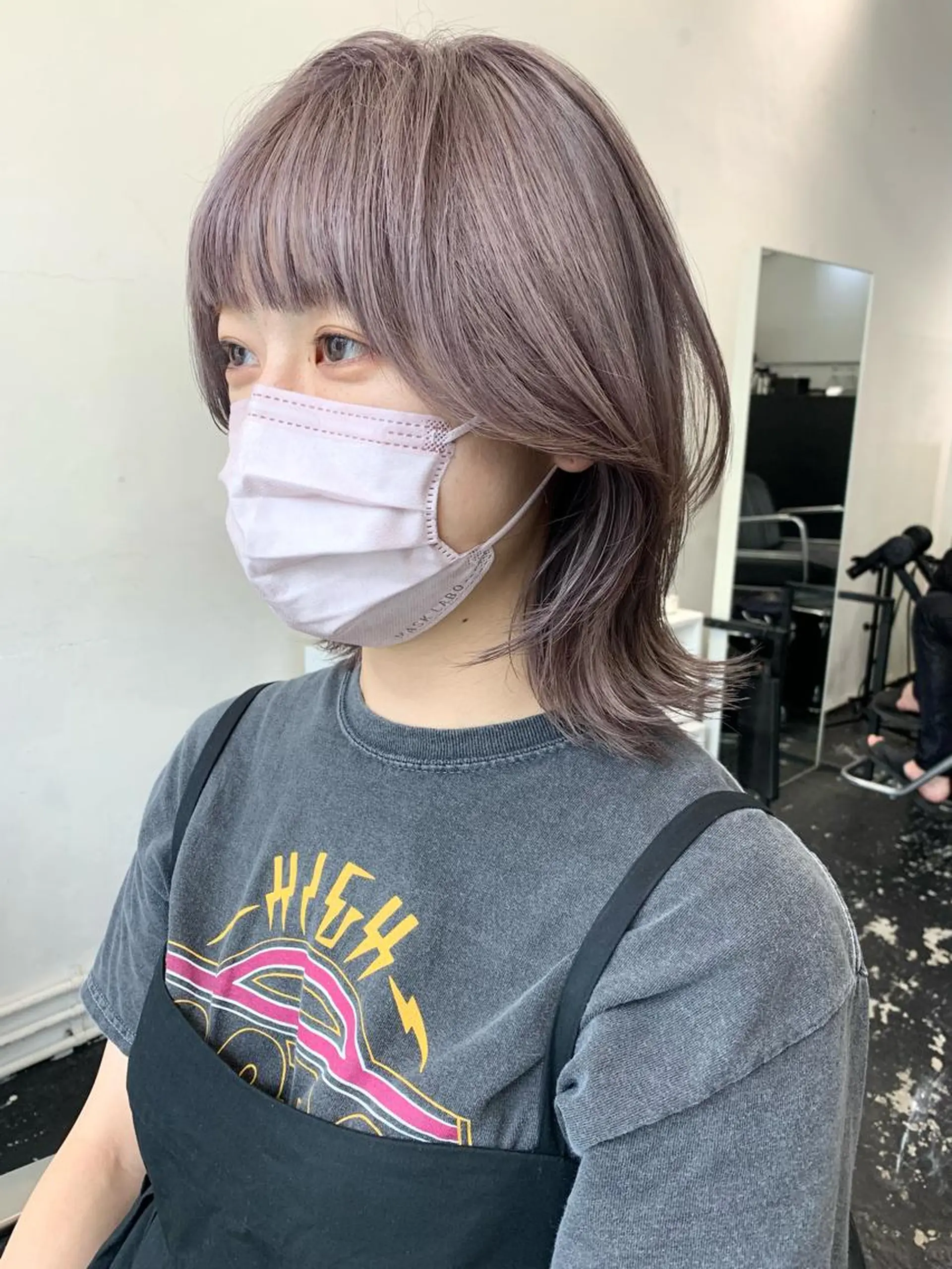 ミディアム カラー ヘアカラー トリートメント レイヤーカット/艶髪 ✨💭KIRARIのヘアスタイル