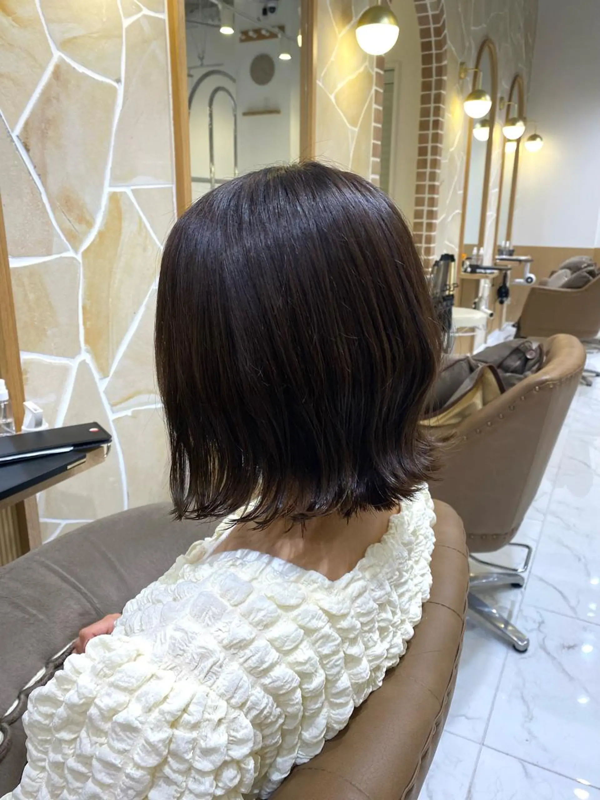 ショート ボブ カット トリートメント 坂井 茅聖のヘアスタイル