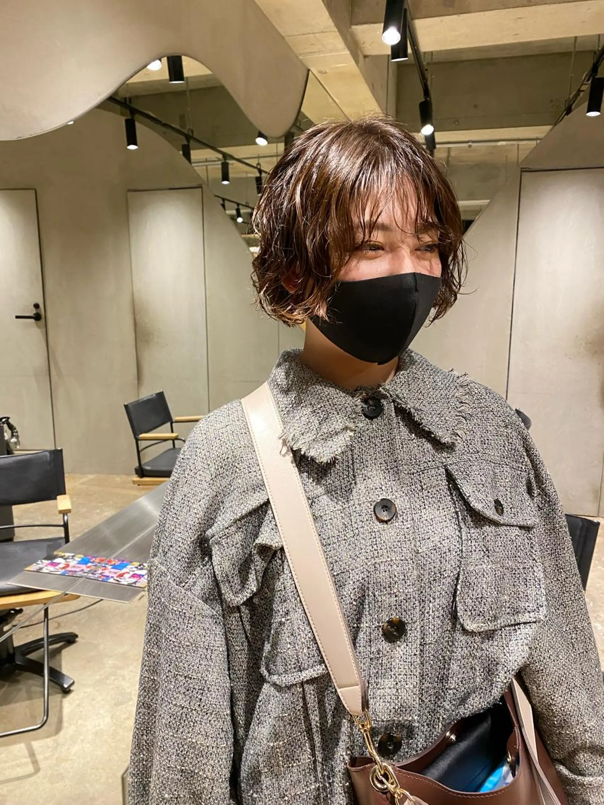 ショート パーマ ショートボブ ボブ ショートヘア hemm,hemm.所属・ショート・ボブ MIKUのヘアスタイル