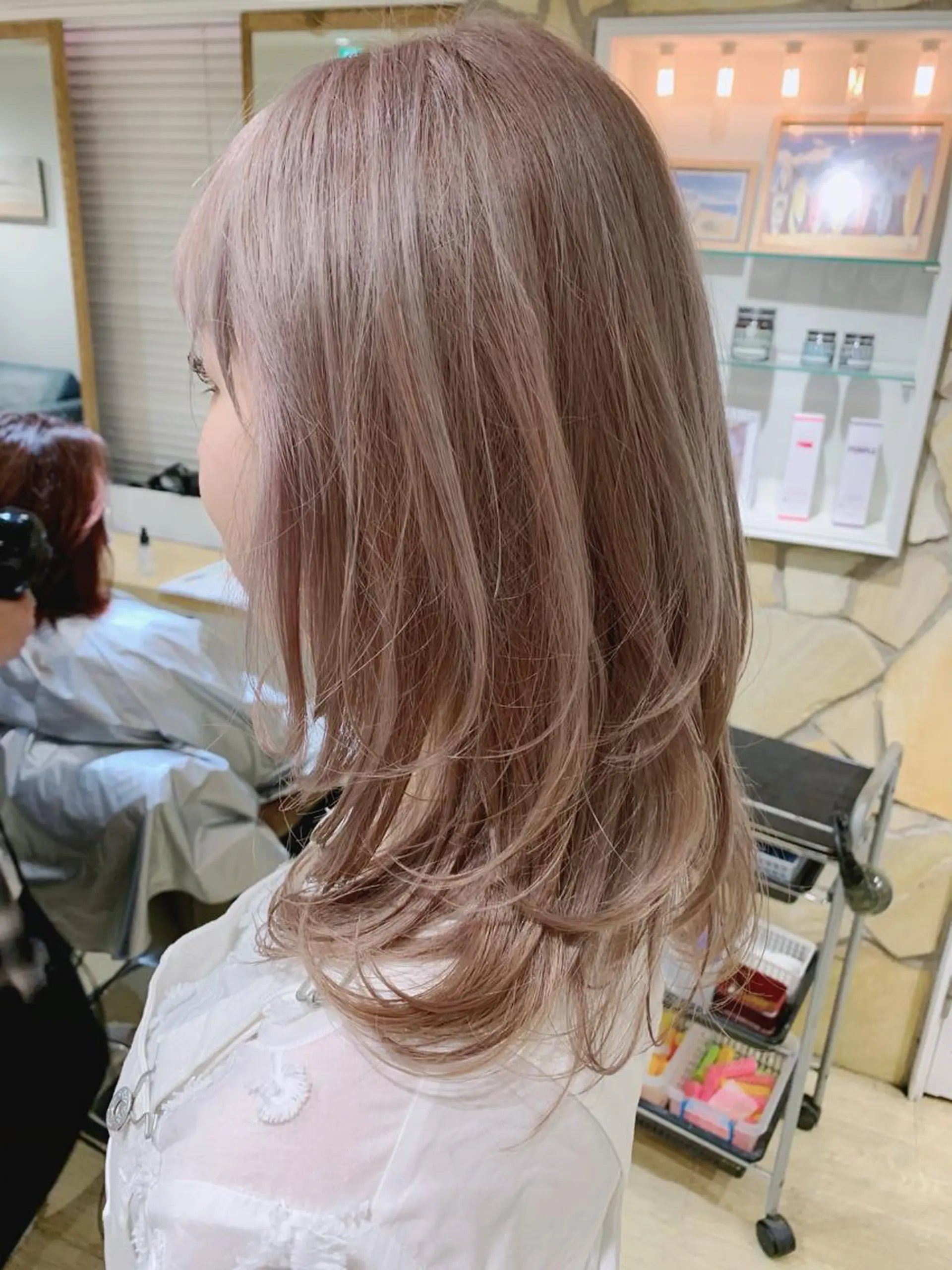 ロング カット ヘアカラー トリートメント 新宿 木下拓哉のヘアスタイル