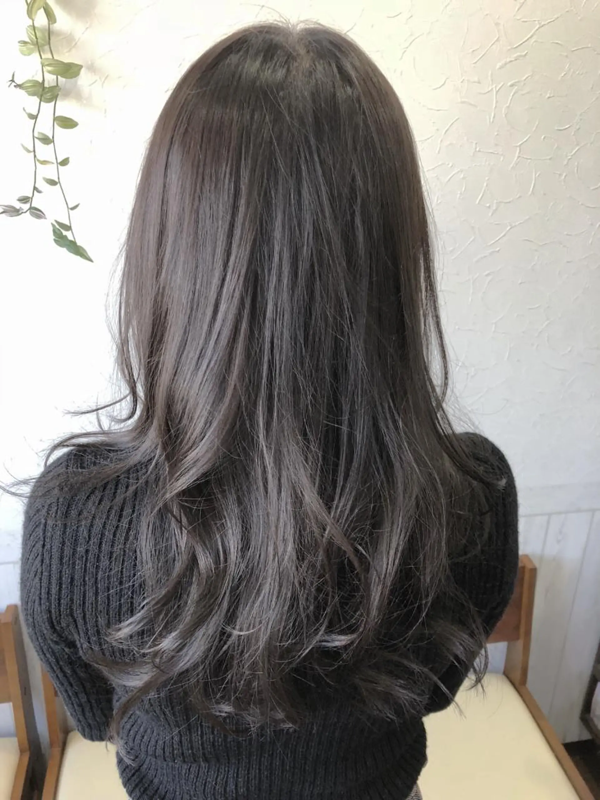 セミロング カラー アッシュ カット ヘアカラー トリートメント Rise Heart 中村 裕介のヘアスタイル