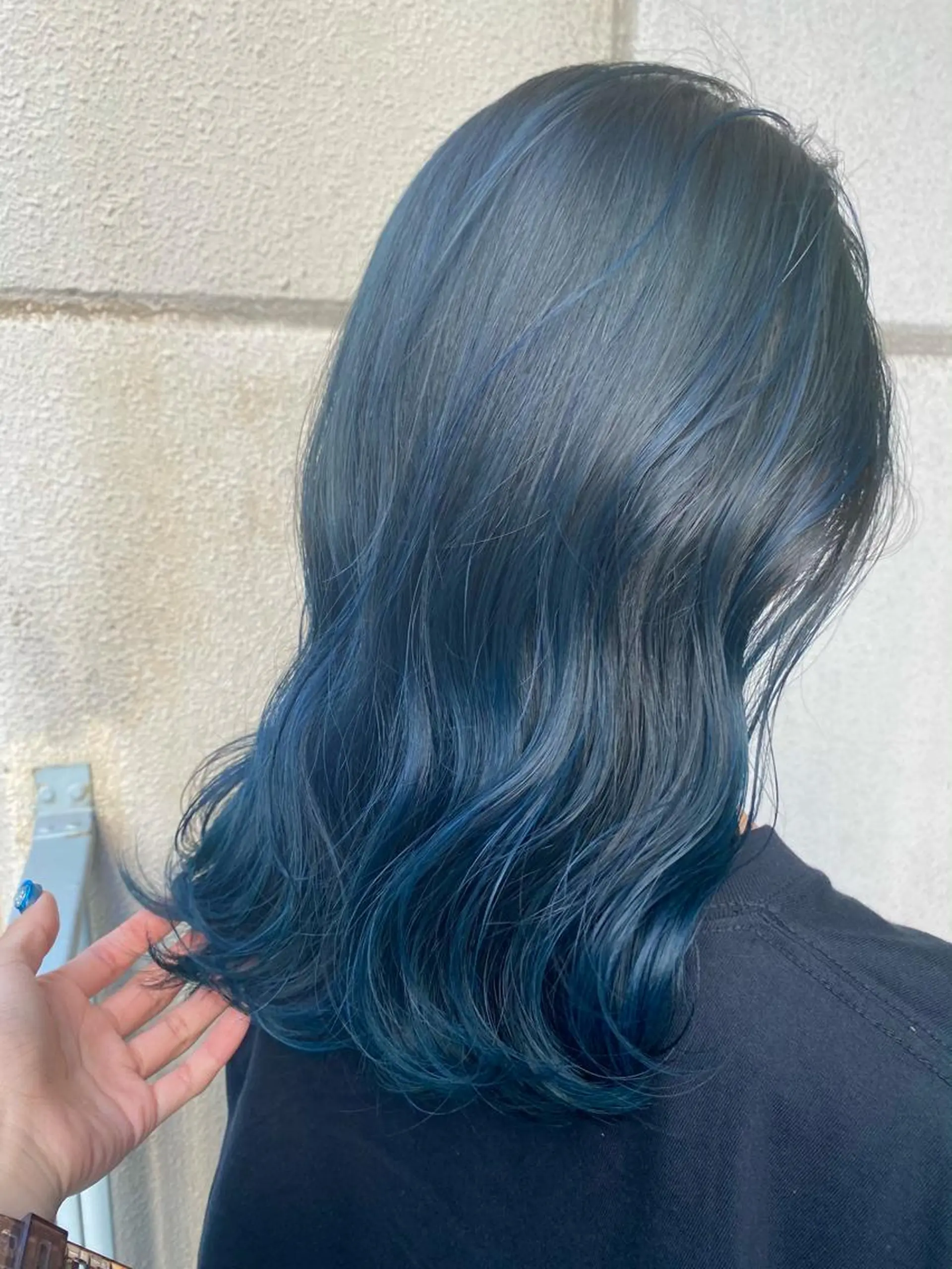 セミロング カラー アディクシーカラー カット ヘアカラー 梅田ハイトーン チダ ヒナノのヘアスタイル