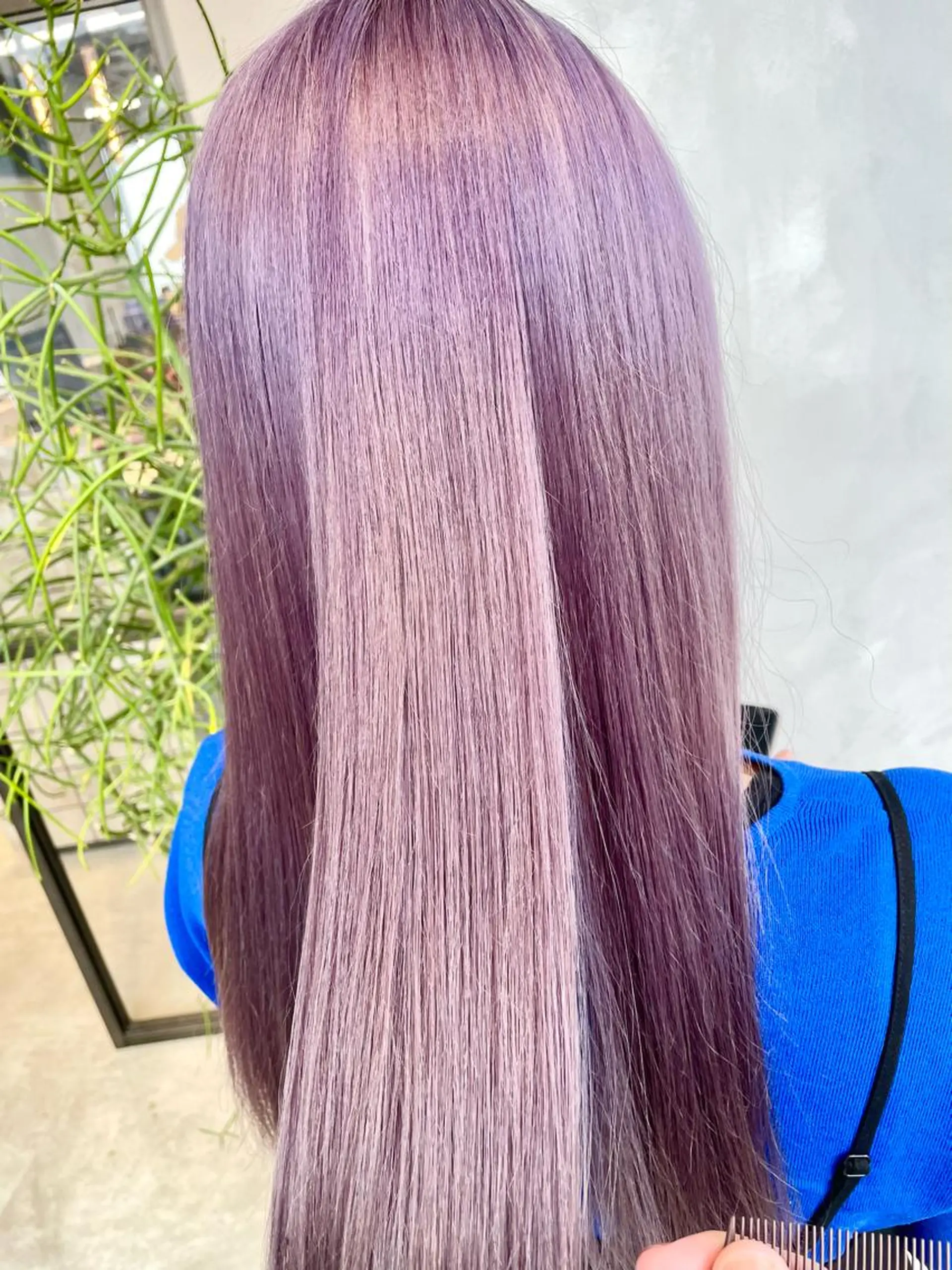 ロング カラー パープルカラー meme原宿所属・ブロンド・ハイトーン ／遠藤将太のヘアスタイル