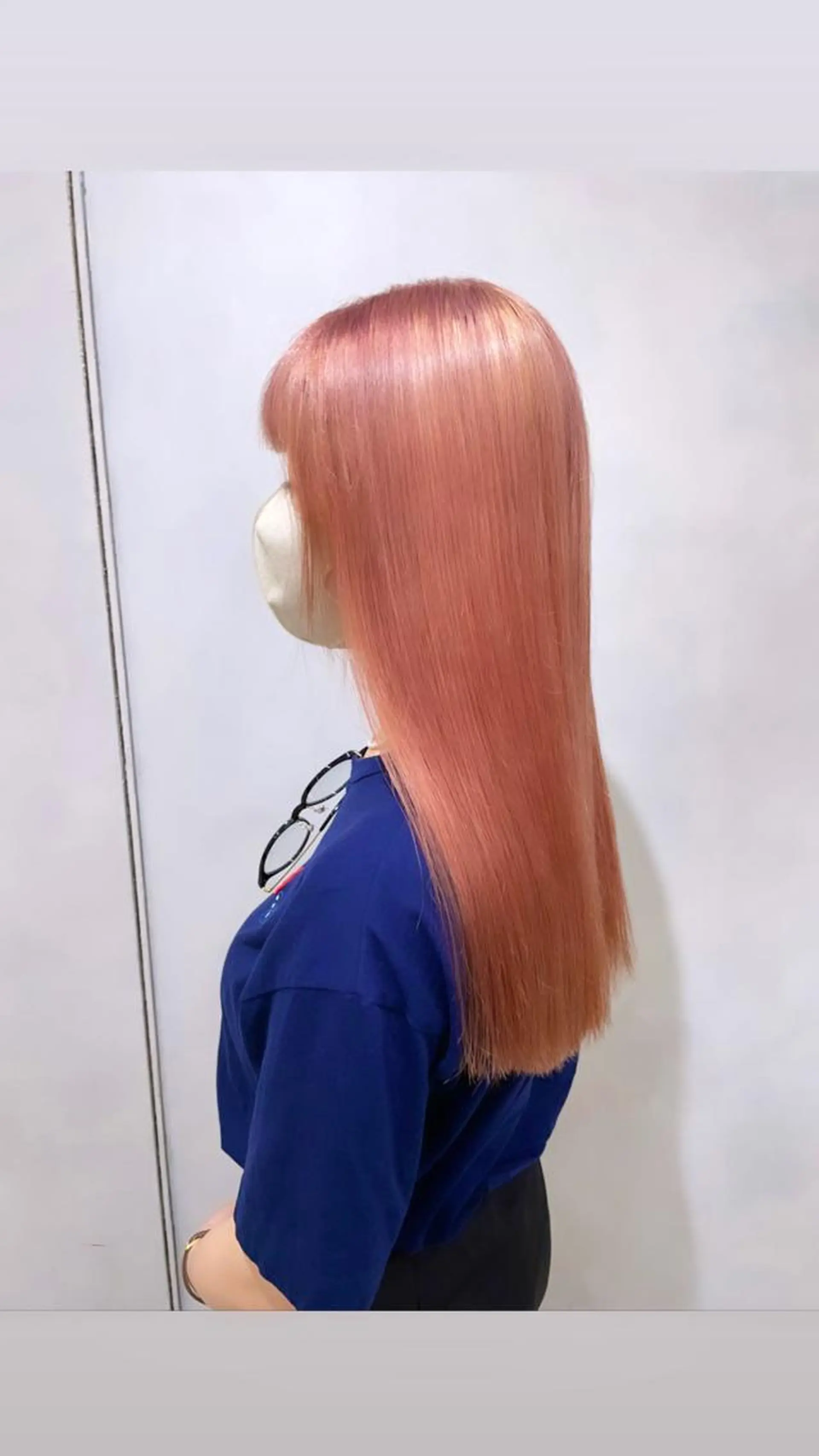 ロング カラー ベージュカラー ブリーチ ケアブリーチ ハイトーンカラー ピンクカラー ヘアカラー トリートメント 🔷ダブルカラーハイ トーン🔷櫻井走のヘアスタイル