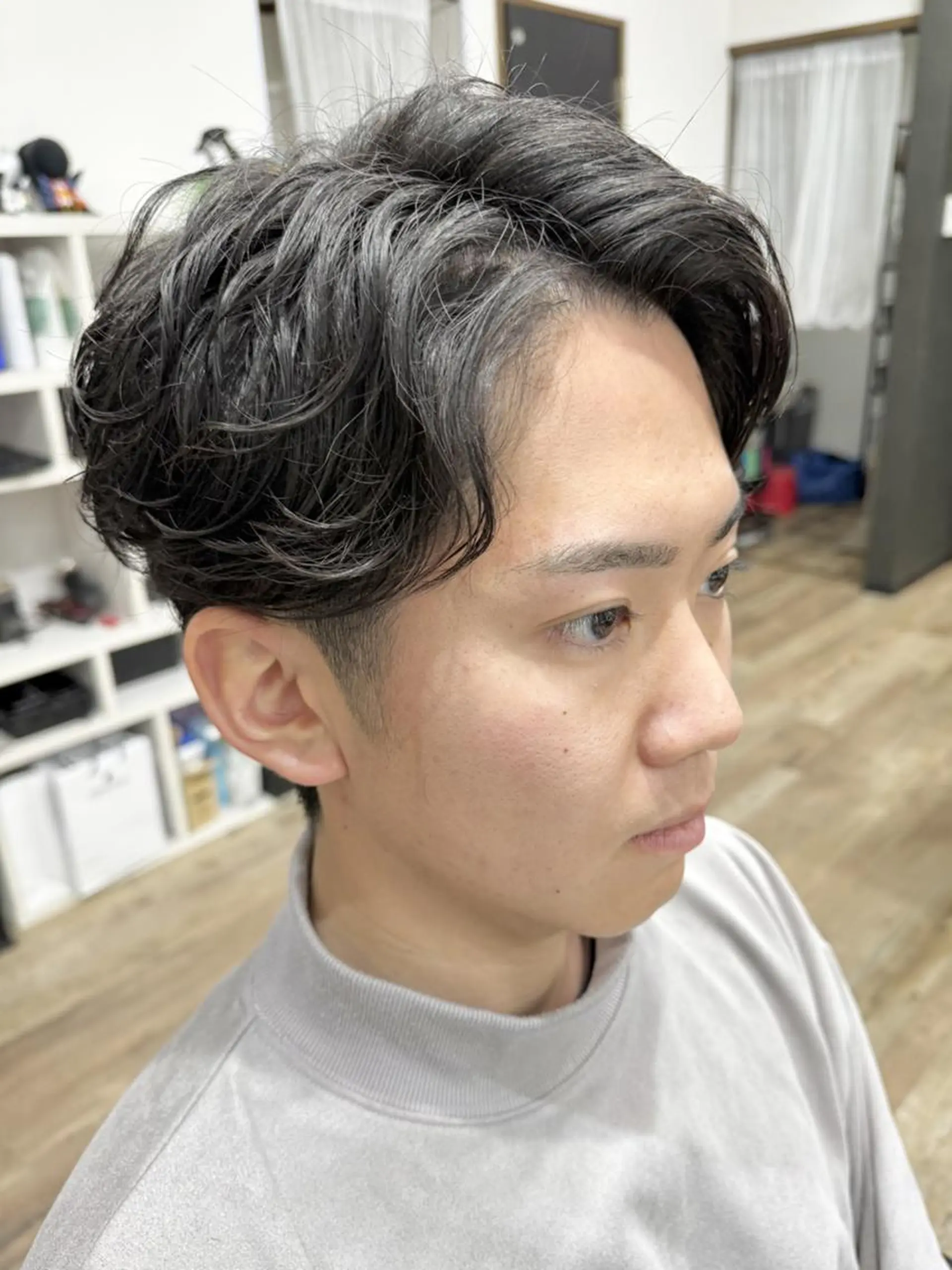 パーマ メンズ カルマパーマ メンズパーマ ニュアンスパーマ カット パーマ 村井 隆仁のヘアスタイル