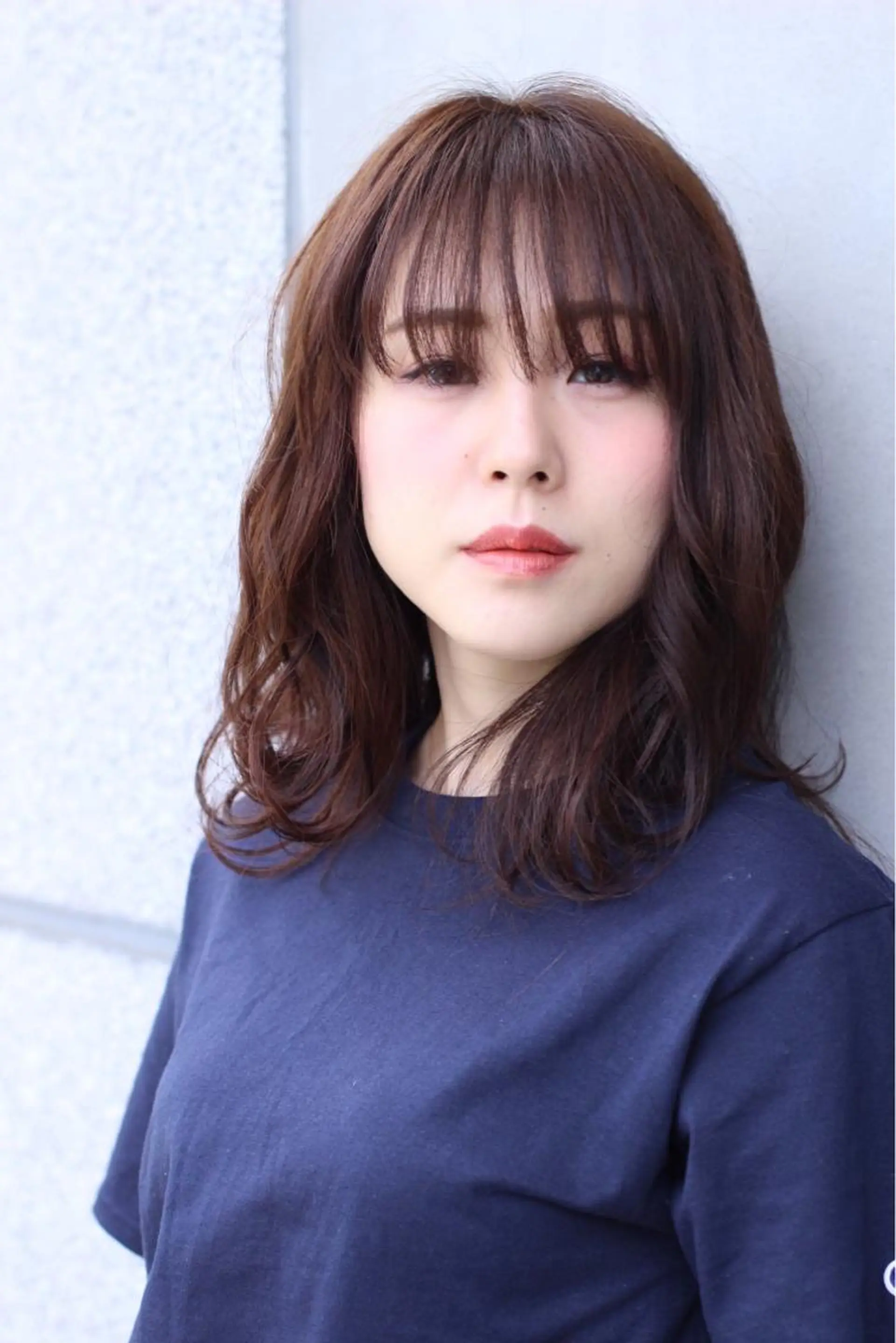 ミディアム カラー ミディアムパーマ アメリラブヘアー 土屋 洋平のヘアスタイル