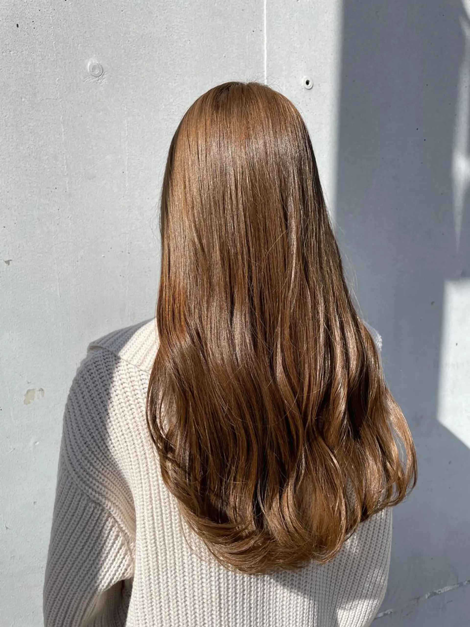 ロング カラー ブラウンカラー カット ヘアカラー 透明感カラー/ 韓国風🌿RIKOのヘアスタイル