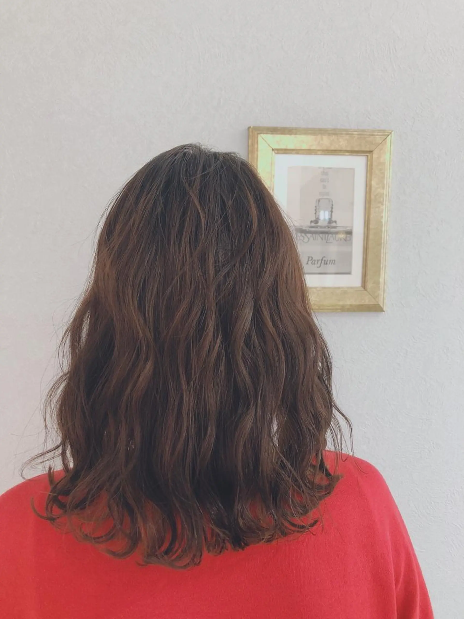 ミディアム カット ヘアカラー トリートメント 代表山口ひな 髪質改善のプロのヘアスタイル