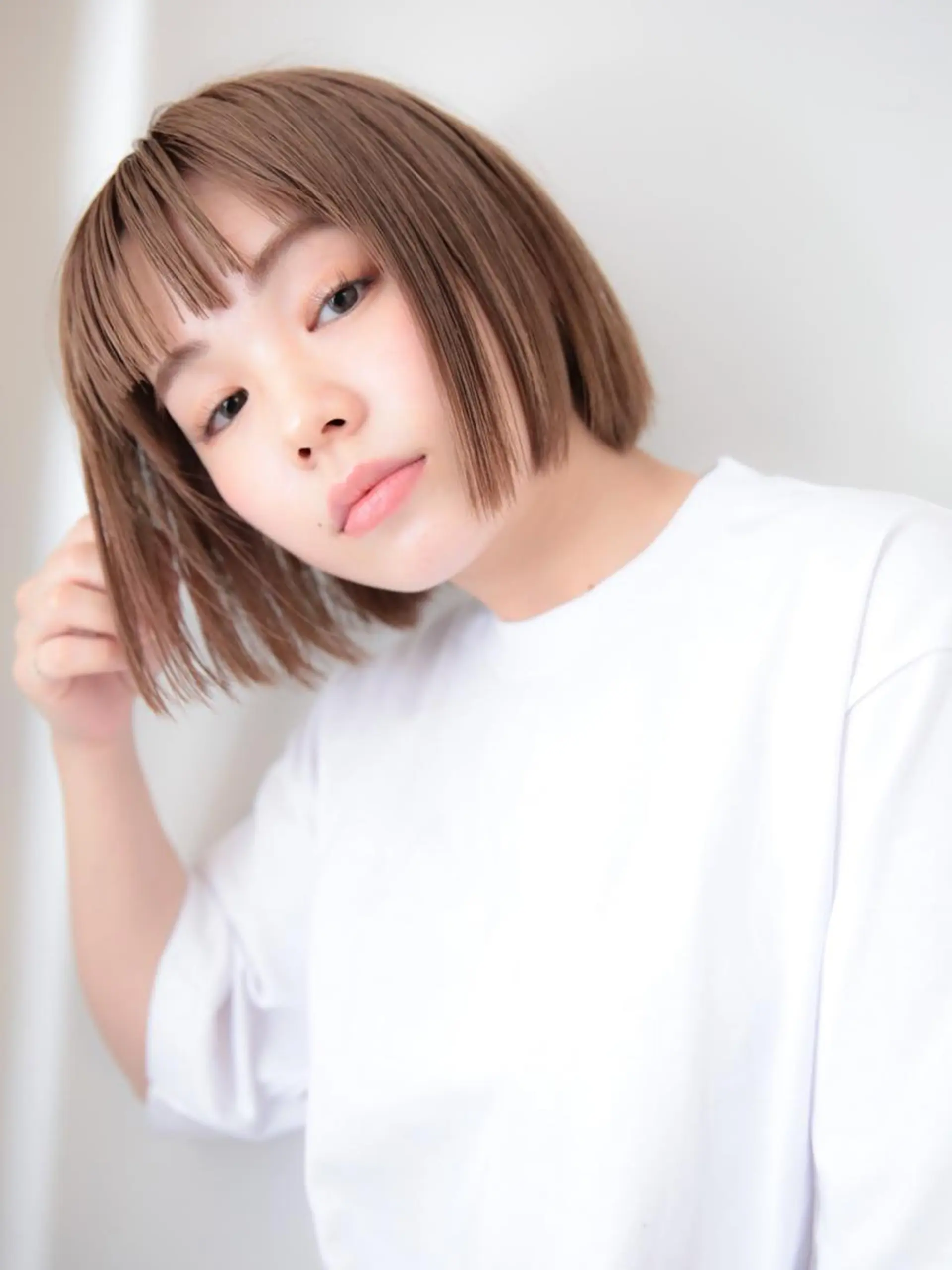 ショート カラー パーマ 山下 直人のヘアスタイル