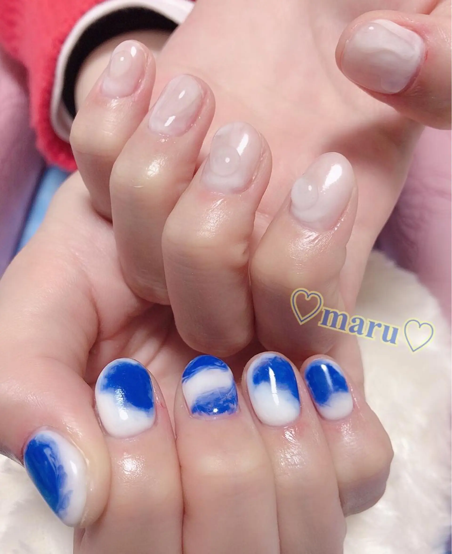 ネイル ハンドネイル フットネイル まるみ ♡のネイルデザイン