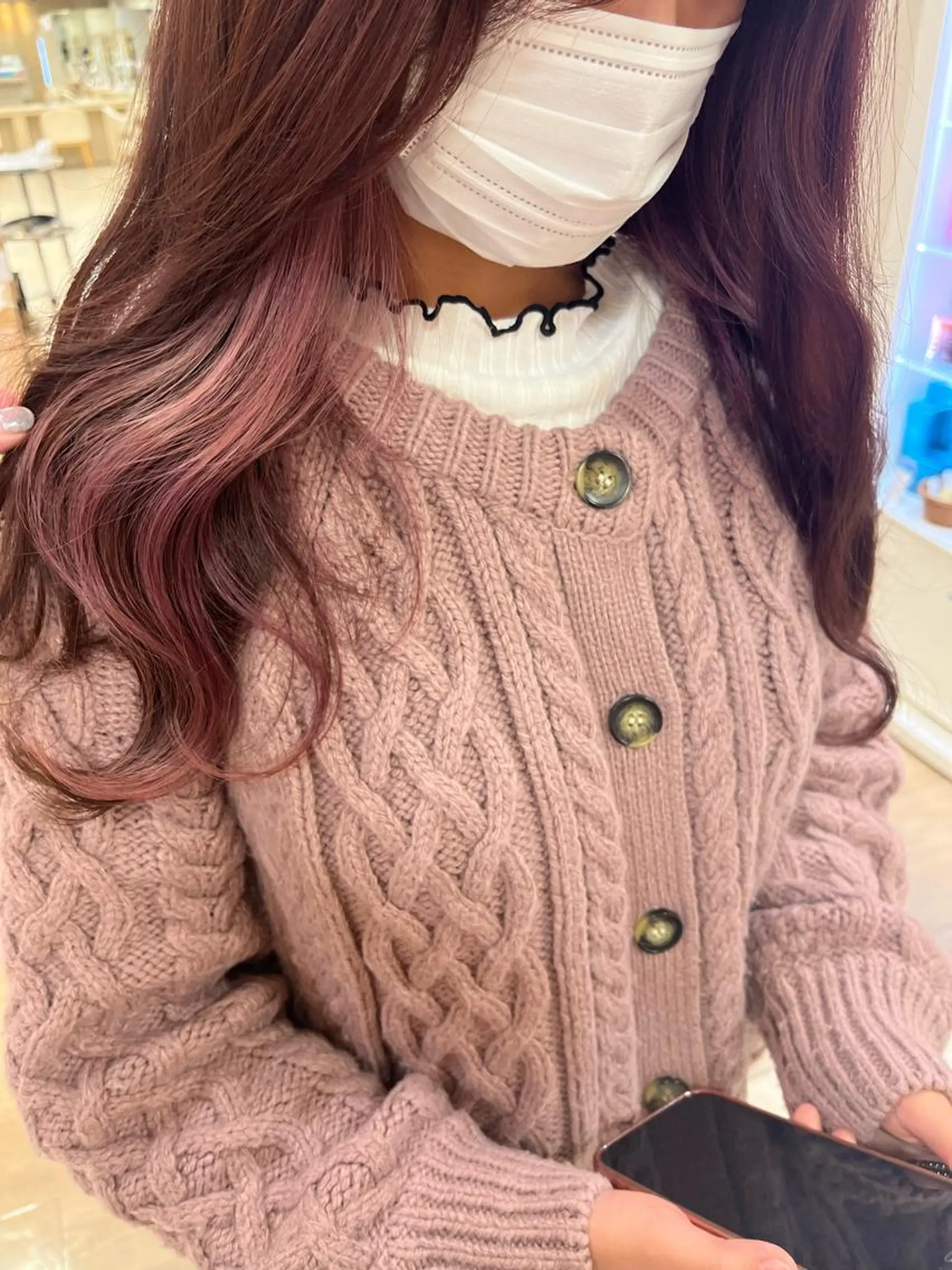 ミディアム カラー ヘアカラー トリートメント 暖色専門美容師🎀 お客様満足度◎のヘアスタイル