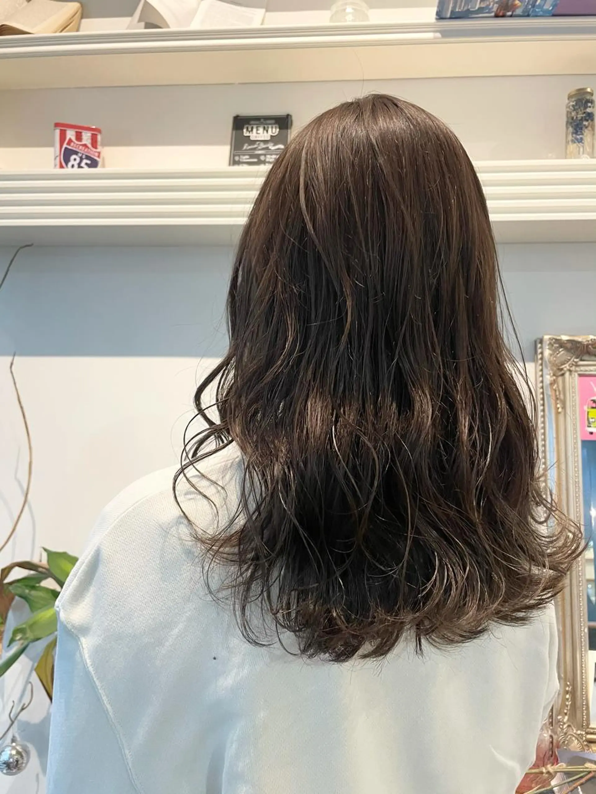 セミロング カラー グレージュ 💐パーソナルカラー /市橋加菜💐のヘアスタイル