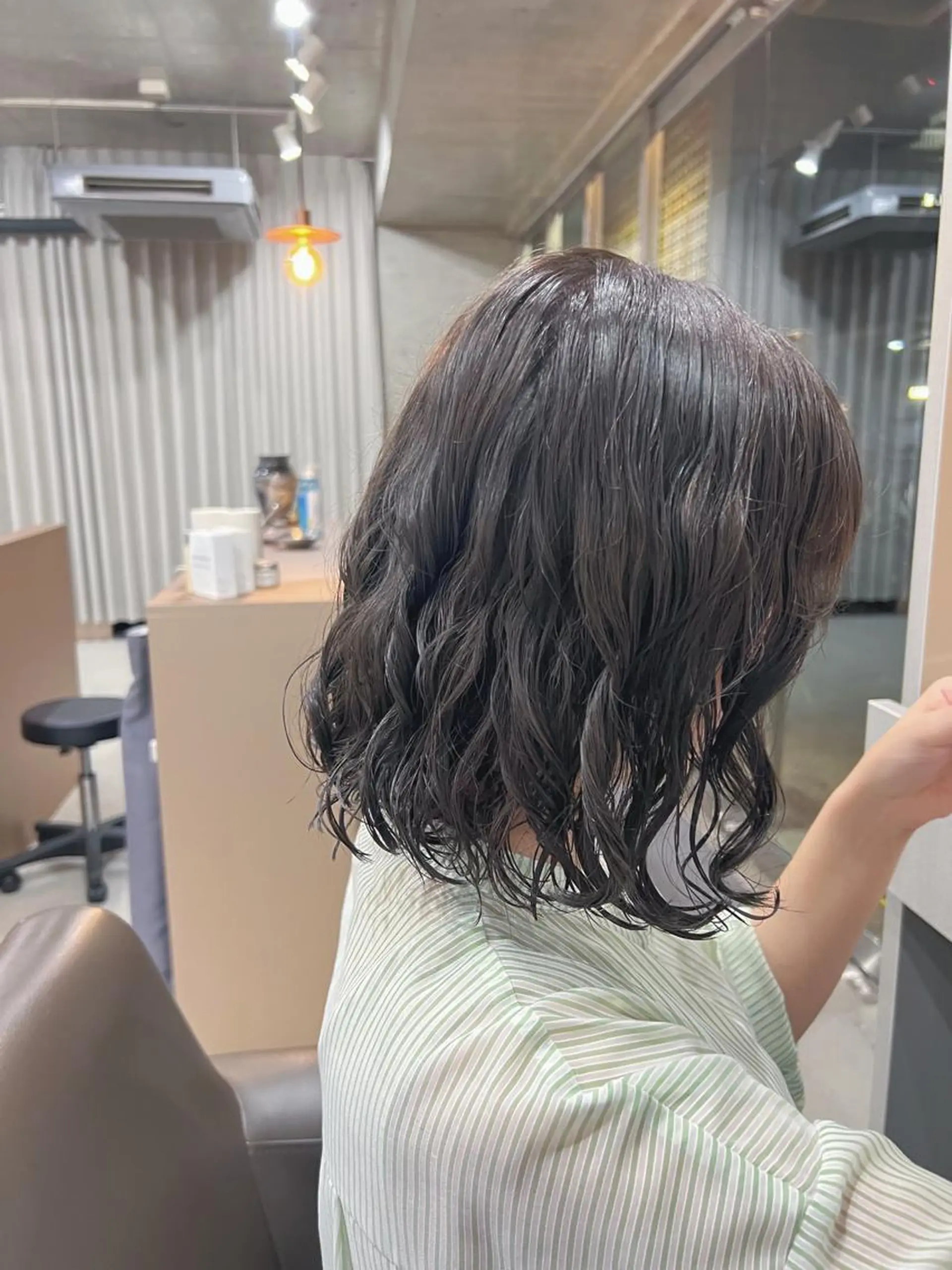 パーマ ボブパーマコテ巻き風 パーマNo1深江秀平のヘアスタイル