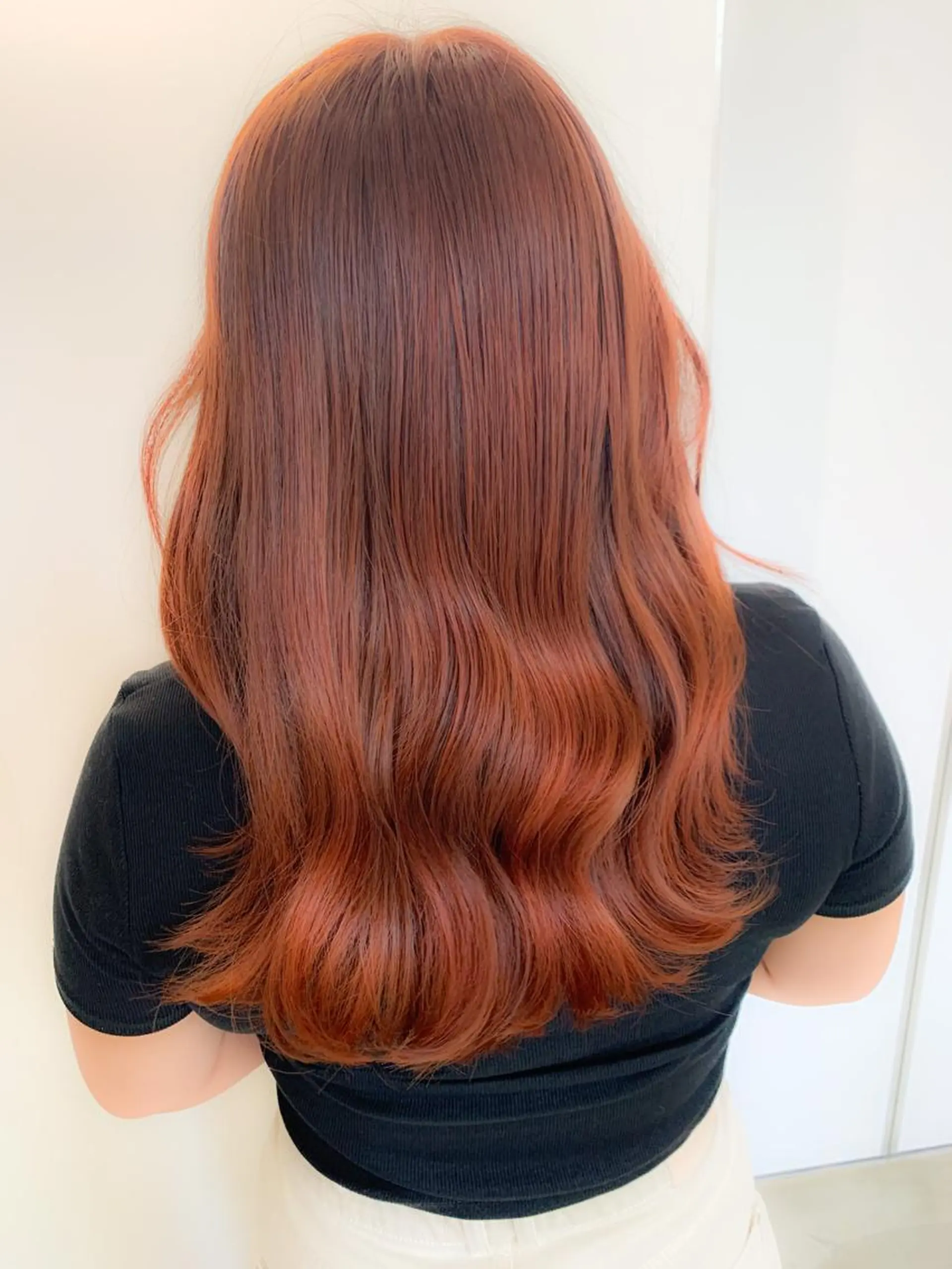 ロング カラー ヘアアレンジ 新宿♥ハッシュカット 暖色カラー♥Unaのヘアスタイル