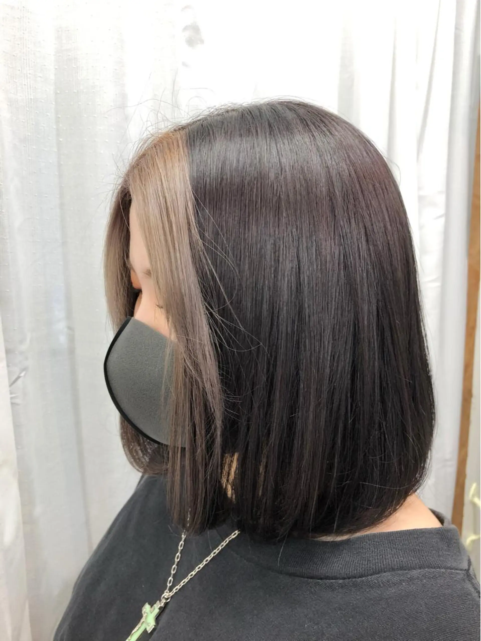 ミディアム カラー ヘアセット 韓国ヘア🤍髪質改善 🇰🇷AKANEのヘアスタイル