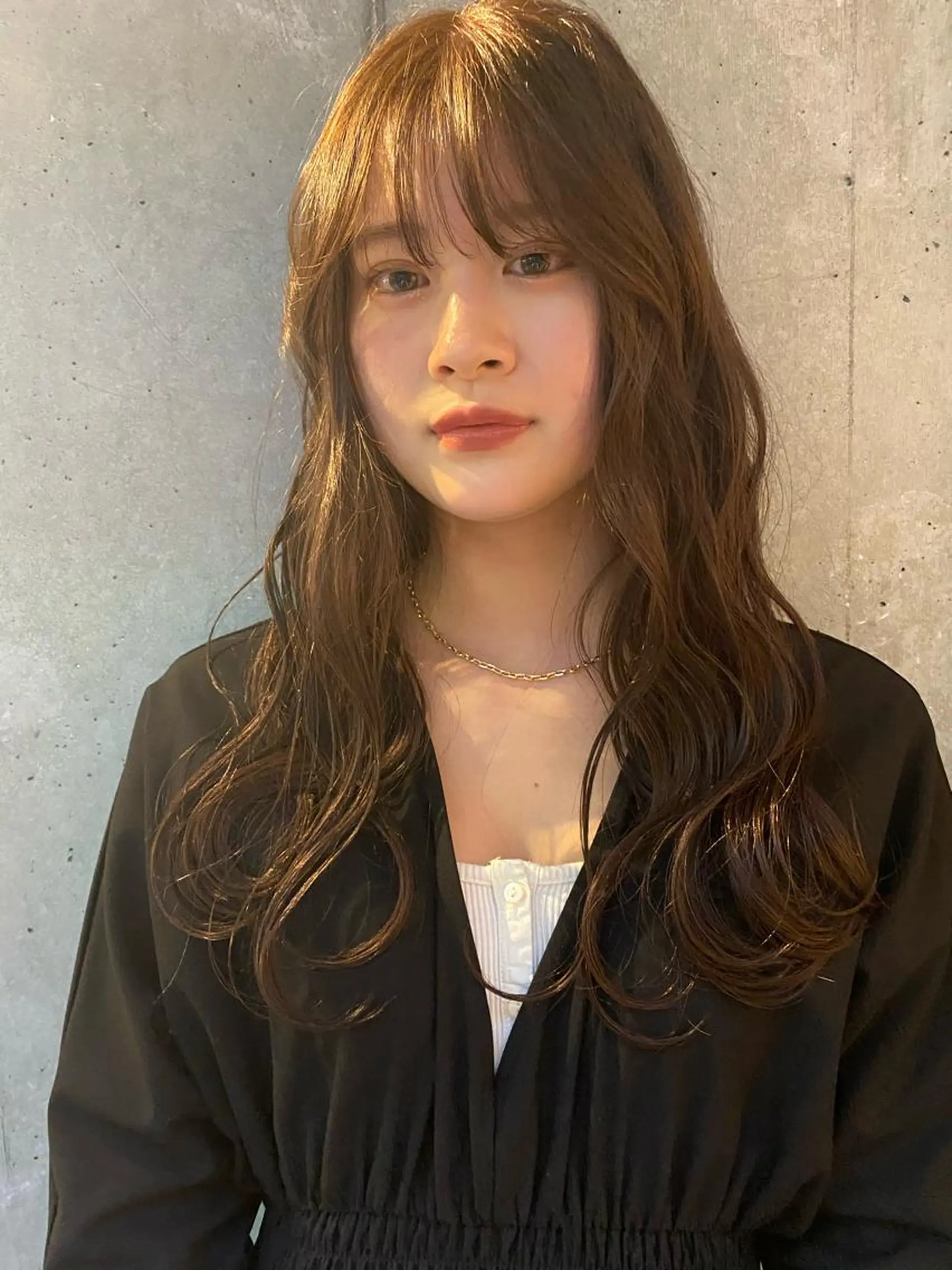 ロング カラー ウツワ所属・高円寺/loca/ 田中南帆のヘアスタイル