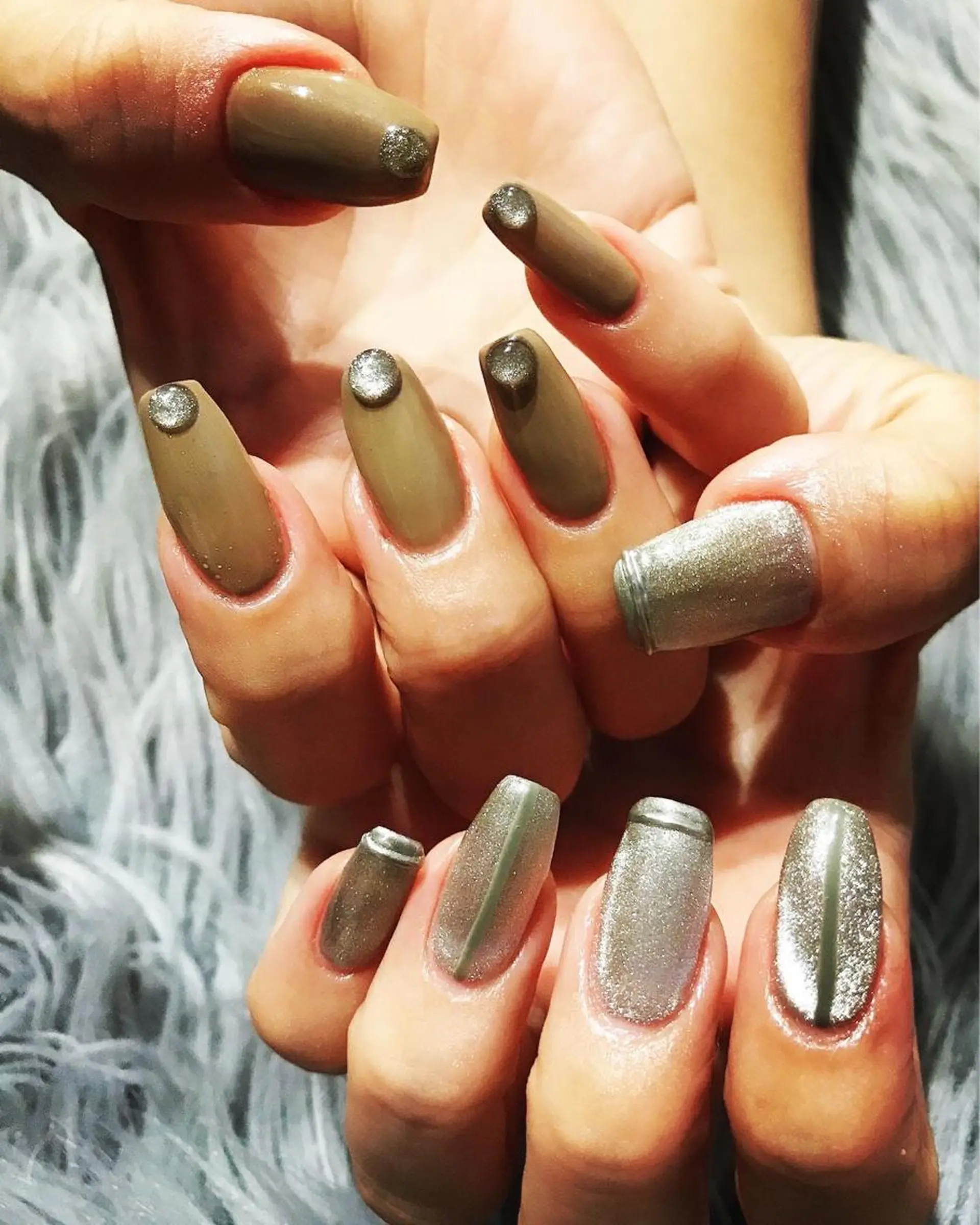 ネイル マグネットネイル ニュアンスネイル ハンドネイル Kimura Yukoのネイルデザイン