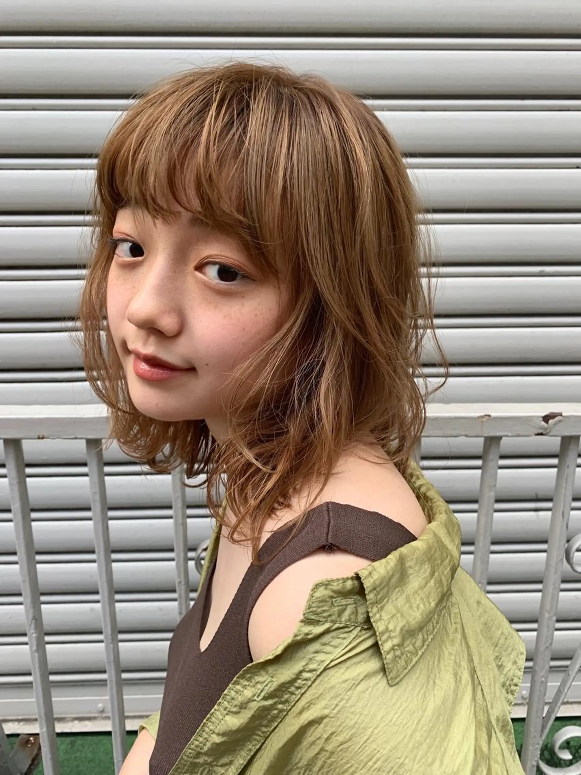 セミロング カラー ヘアアレンジ 髪質改善/縮毛/新宿 🫧SUZUKA🫧のヘアスタイル