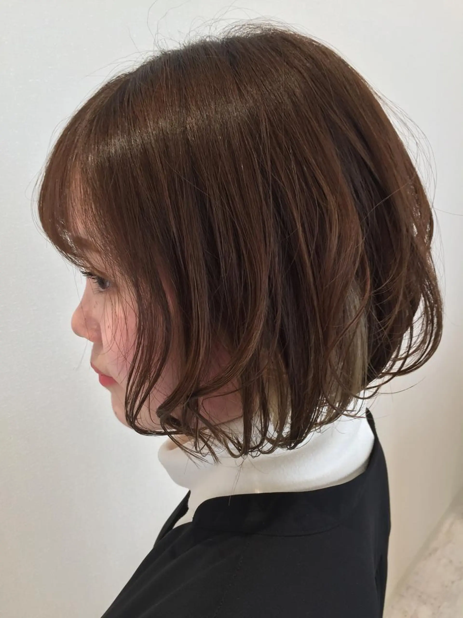 ミディアム ショートボブ ボブ 松井 恵太のヘアスタイル