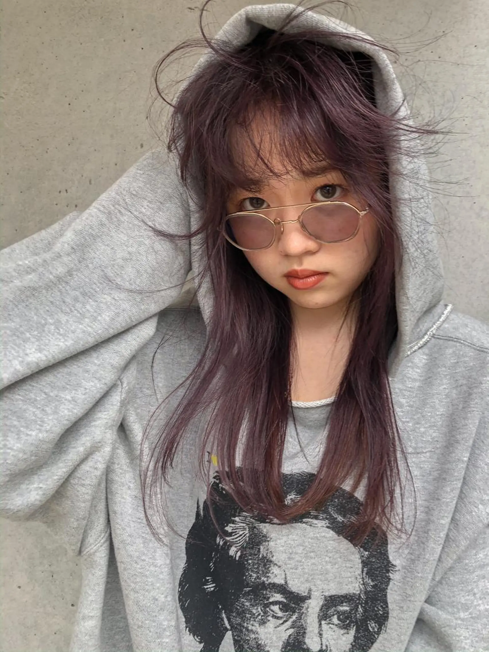 ロング カット ヘアカラー nessヤマサキ リュウタのヘアスタイル