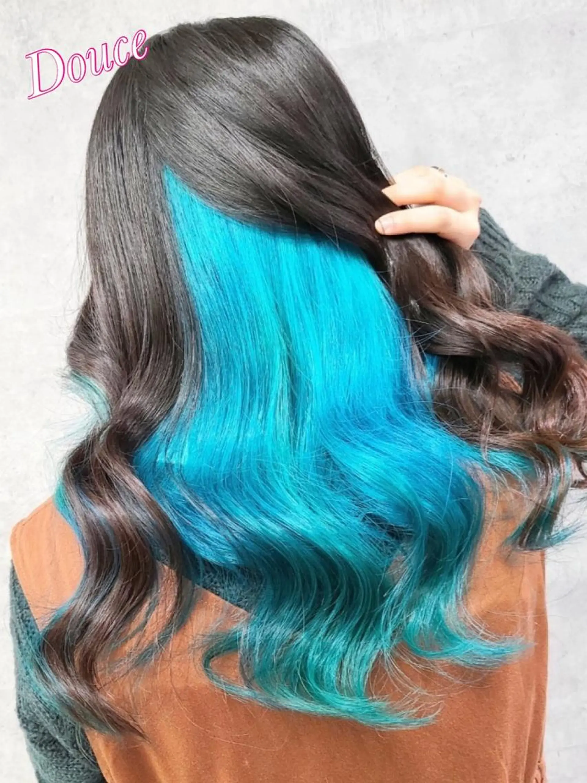 ロング チビ編み込みエクステ シールEXどぅ〜すのヘアスタイル