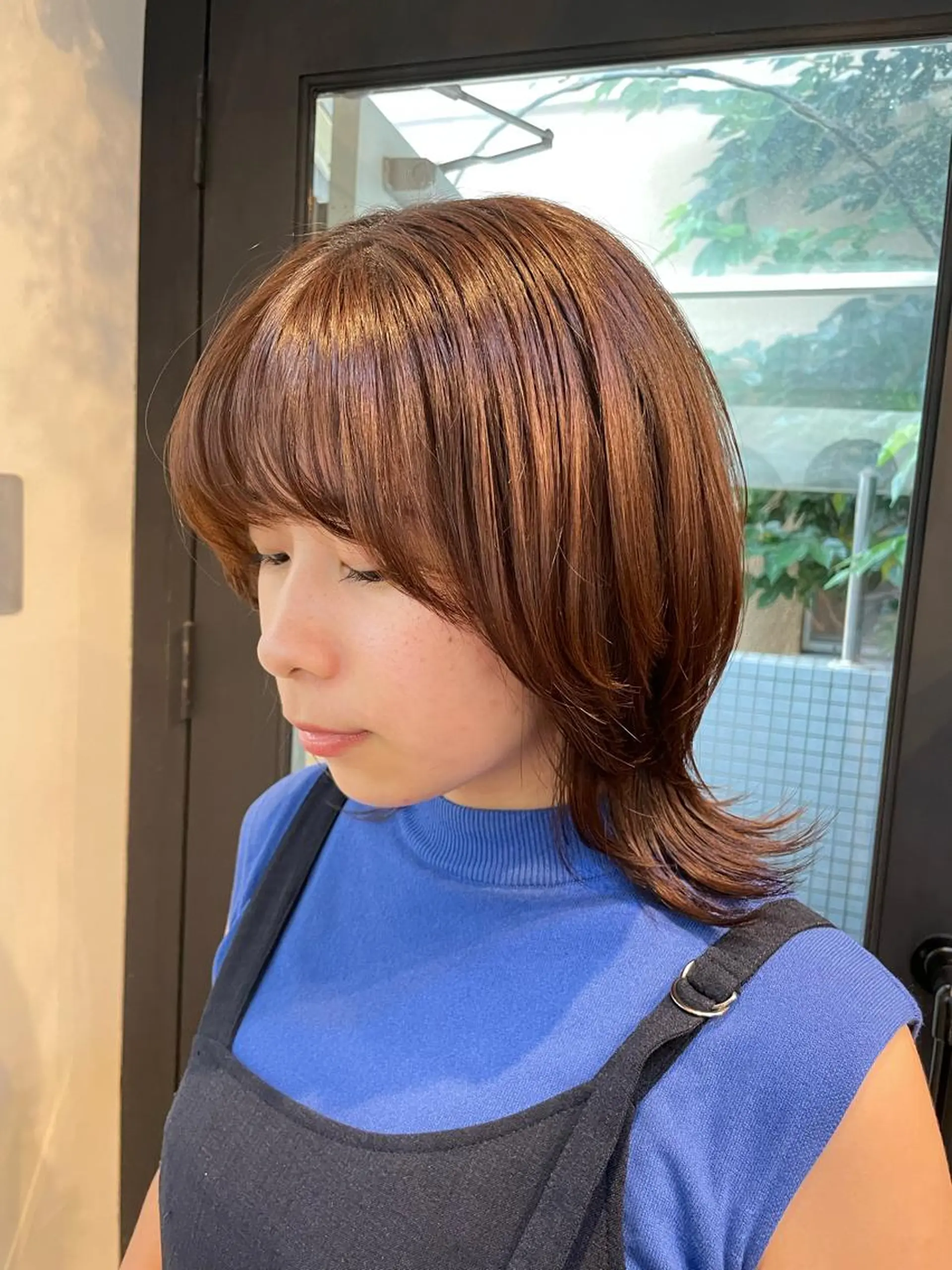 ミディアム ウルフカット yu-kaハッシュ カット/韓国レイヤーのヘアスタイル