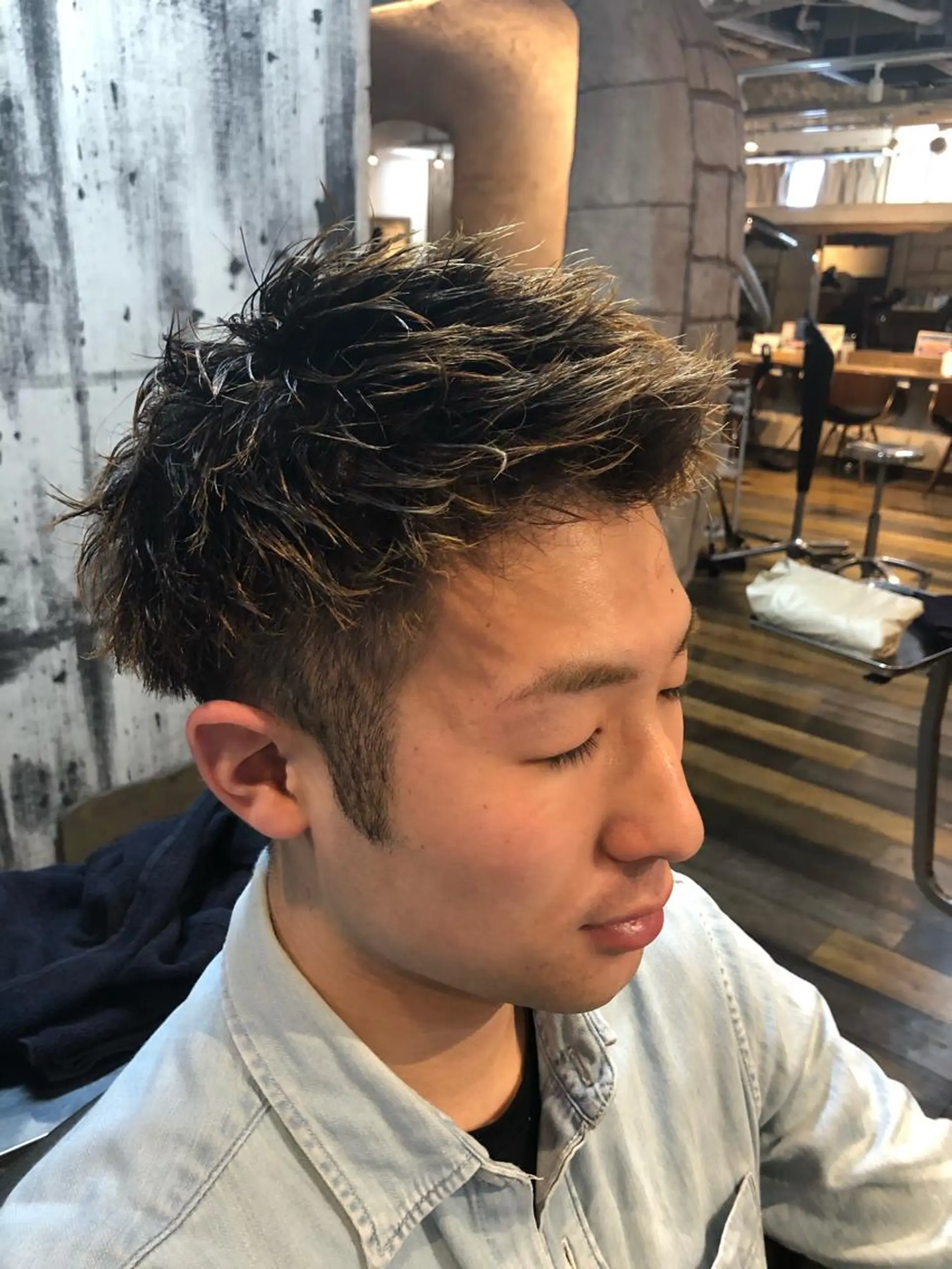 パーマ メンズ メンズパーマ メンズツイストパーマ ツイストパーマ カット パーマ トリートメント 💈大人の渋髪💈 店長　大橋侑弥のヘアスタイル