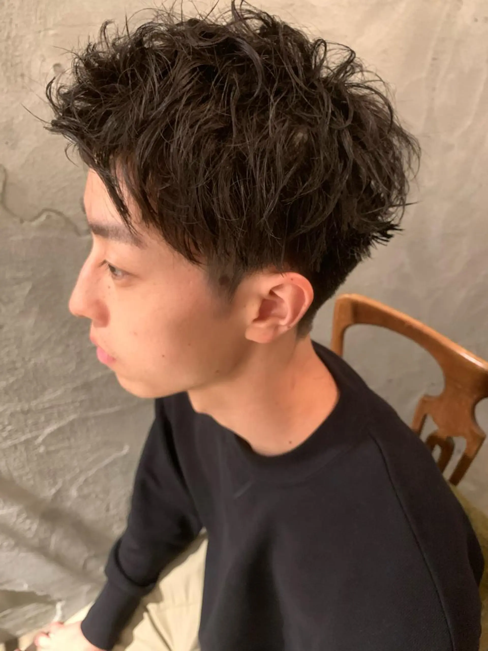 パーマ メンズ 鎌田卓也/髪質改善 /透明感カラーのヘアスタイル