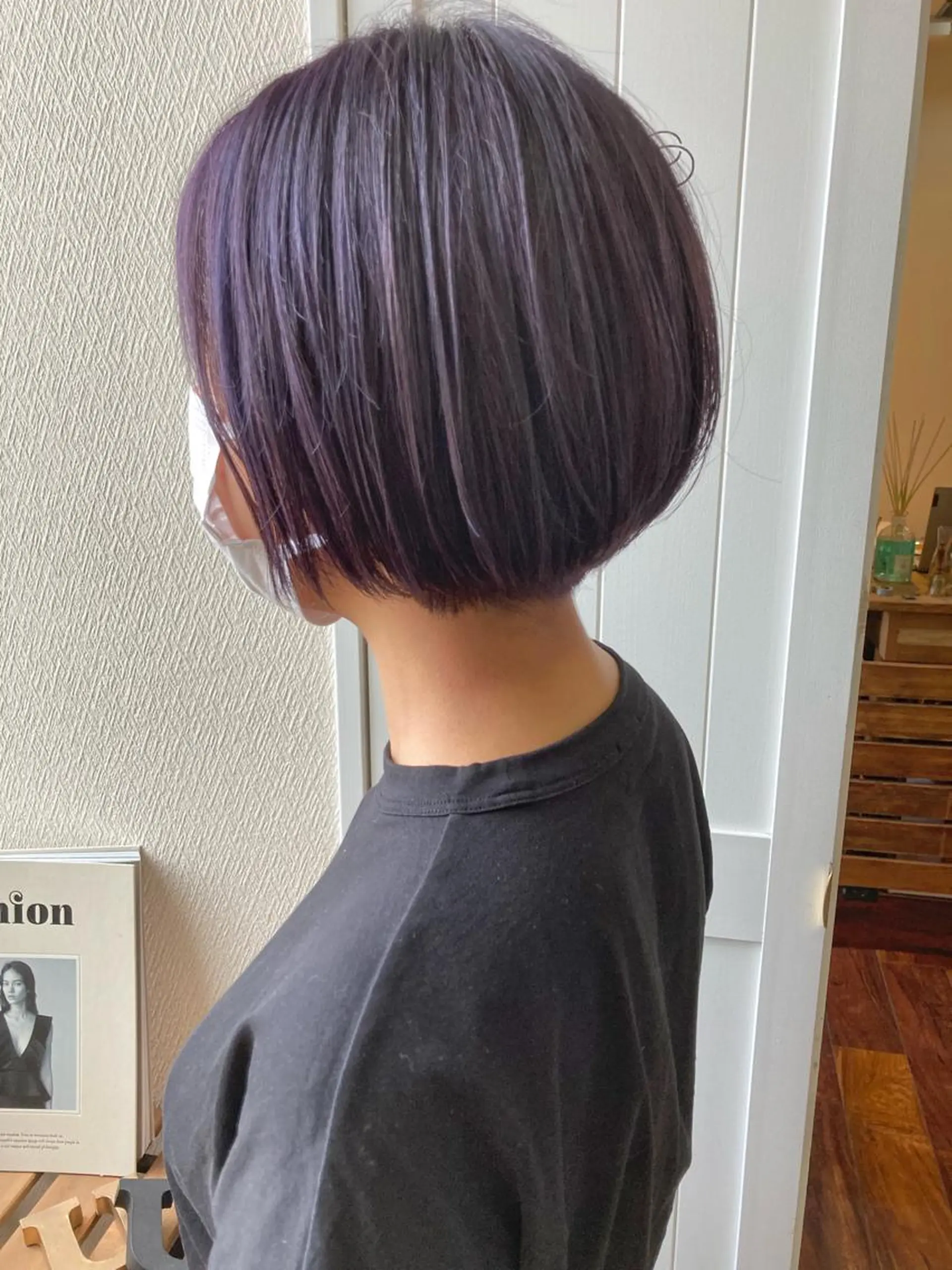 ショート カラー ブリーチ ヘアカラー 小木曽智美 /ボブ/ショートのヘアスタイル