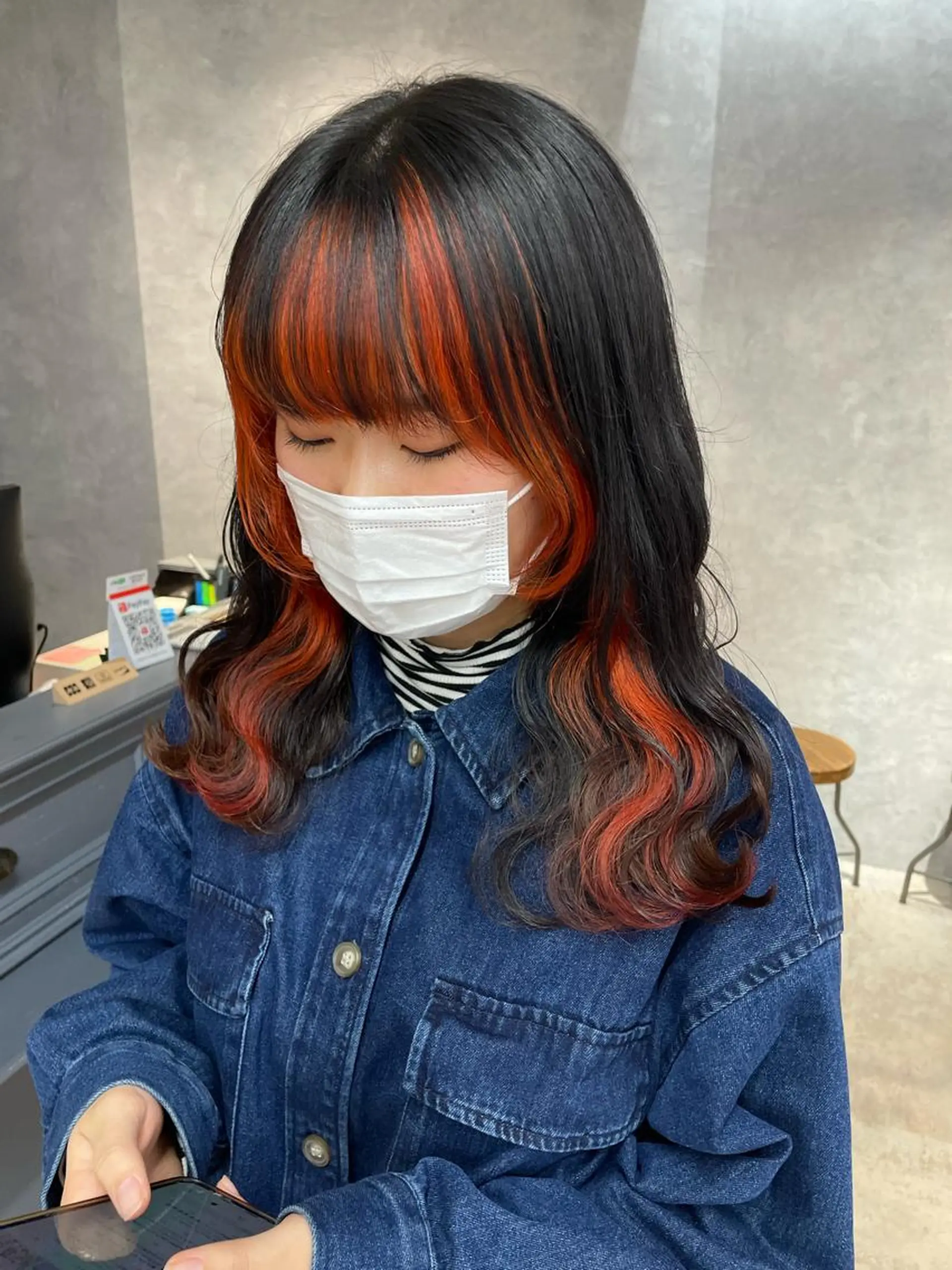 ロング Cielro【 シェイロ 】所属・Cielro/ダブル カラー/西田咲希のヘアスタイル