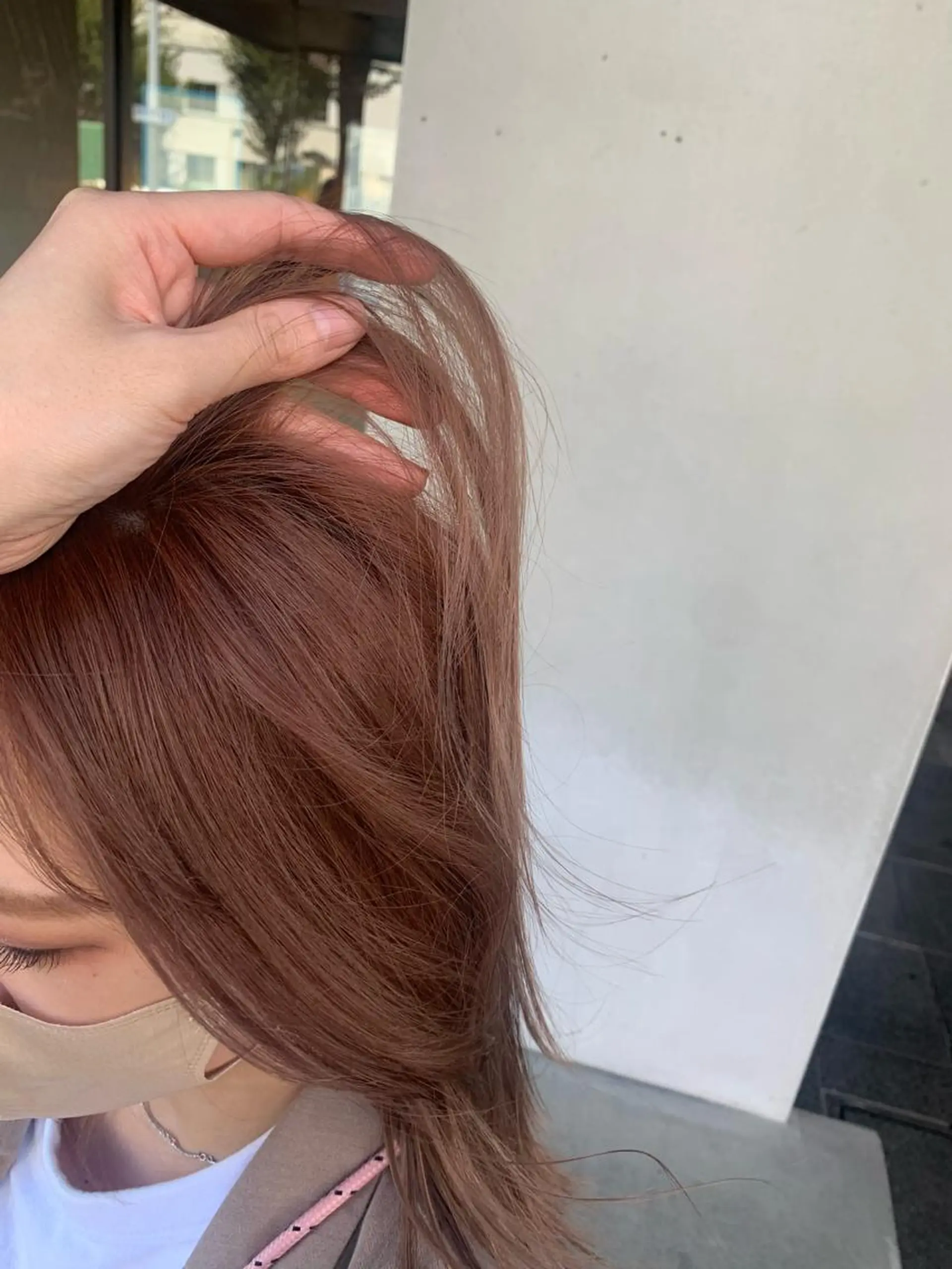 ミディアム カラー ブリーチ/アレンジ 天満/chihiroのヘアスタイル