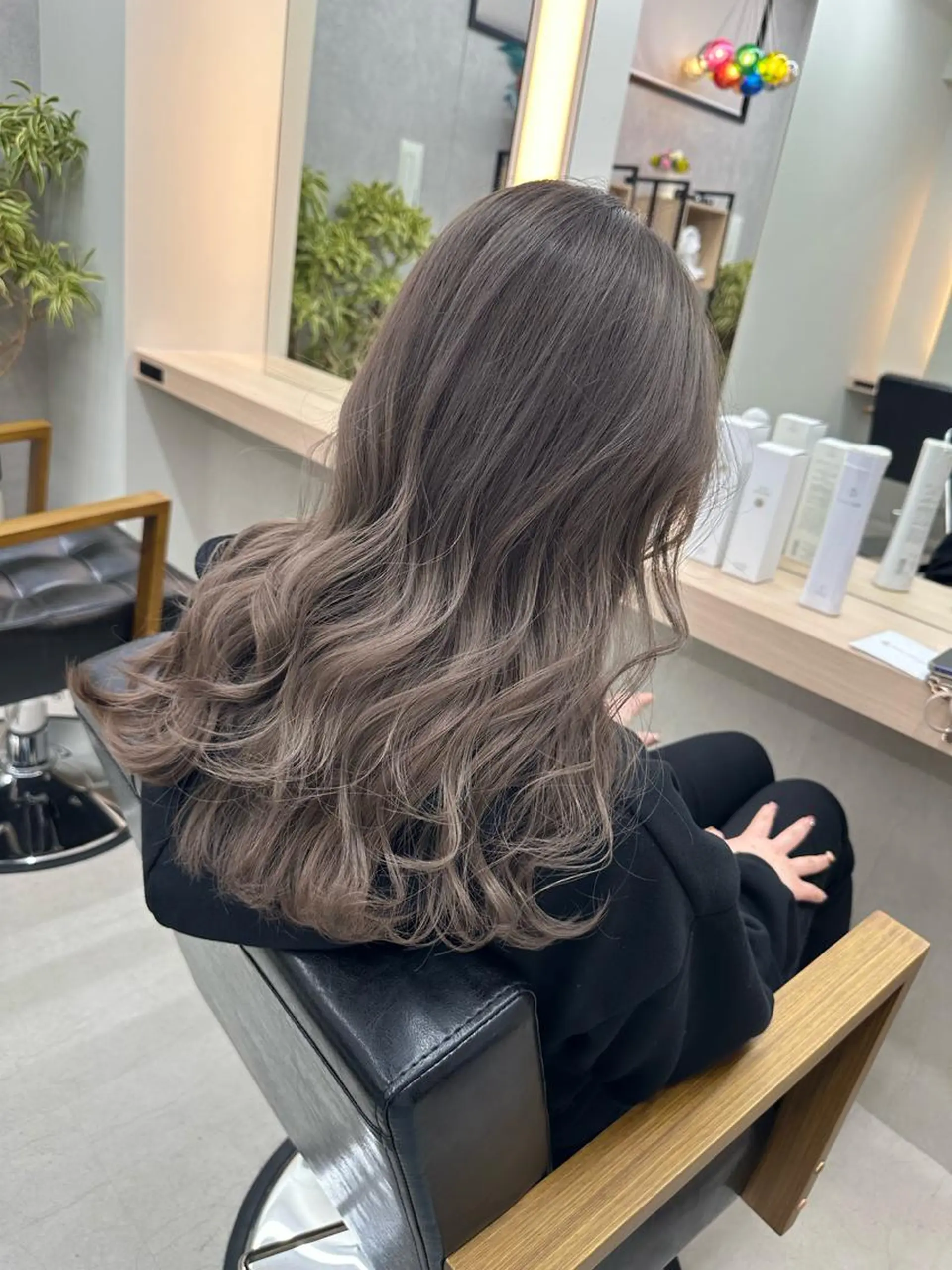 セミロング カラー 𝐑𝐲𝐮𝐤𝐢 【店長】ALEAPのヘアスタイル