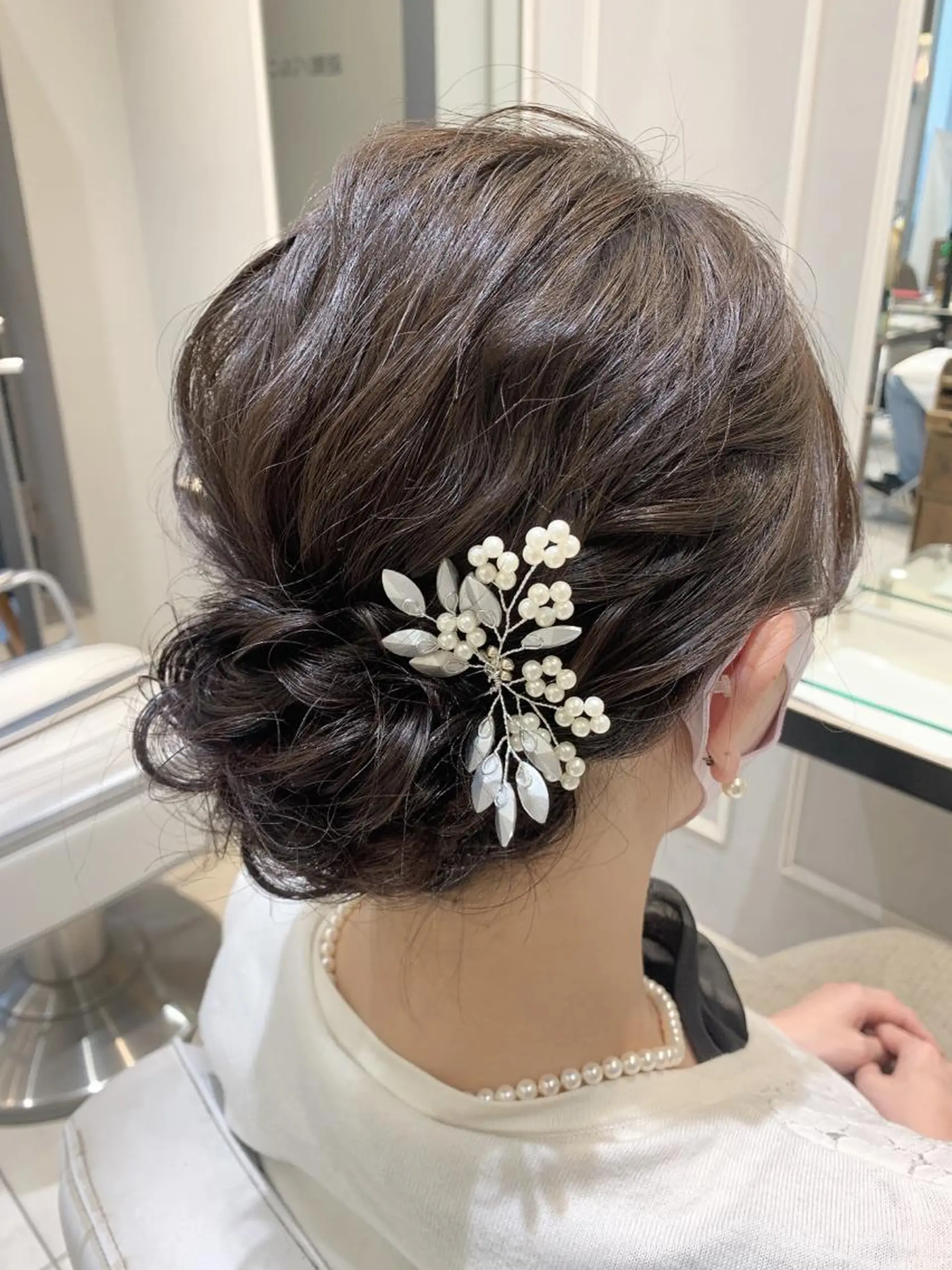 セミロング ヘアアレンジ 🦖鶴岡香純🦖 産休中のヘアスタイル