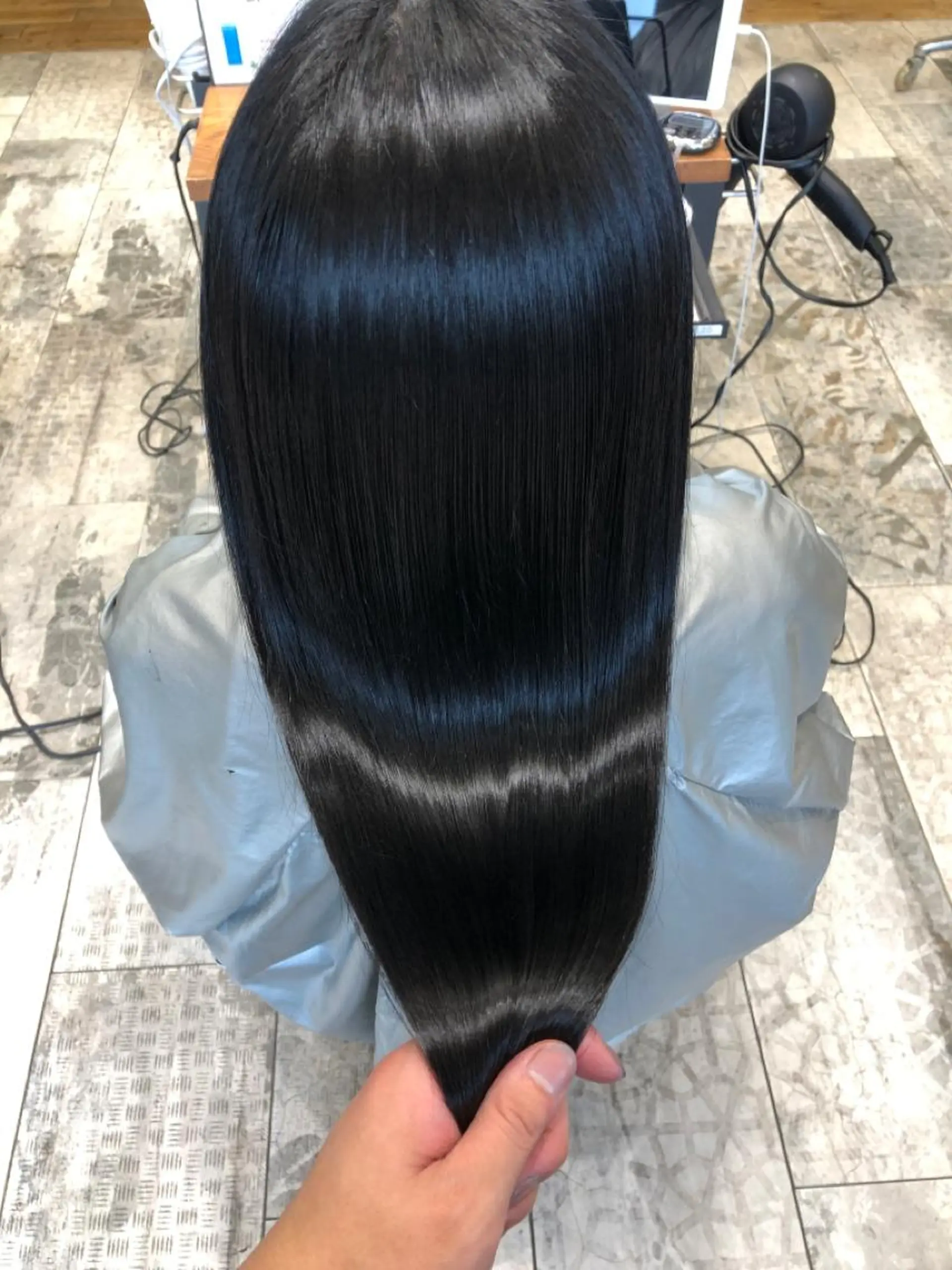 ロング カラー パーマ バレイヤージュ ブリーチ ケアブリーチ ダブルカラー ハイライトカラー カット ヘアカラー 縮毛矯正 トリートメント 新宿✨顔周りカット 韓国ヘア/坂本亜裟海のヘアスタイル