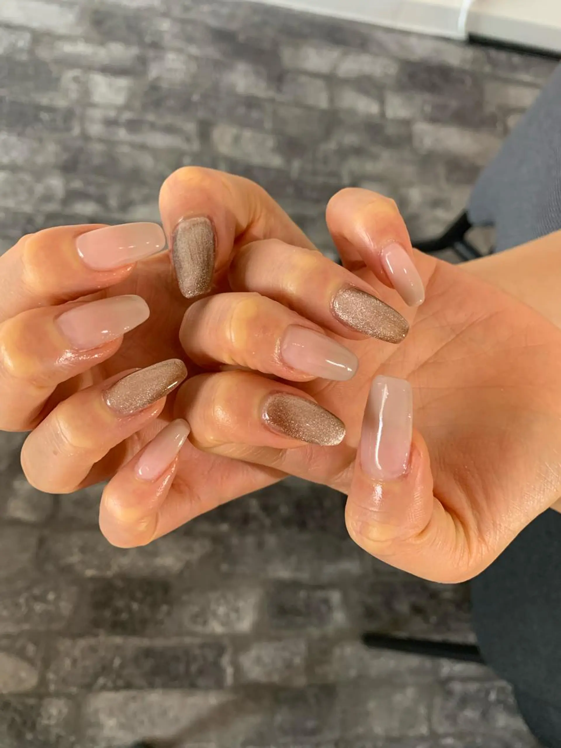 ネイル マグネットネイル aime 中崎町のネイルデザイン