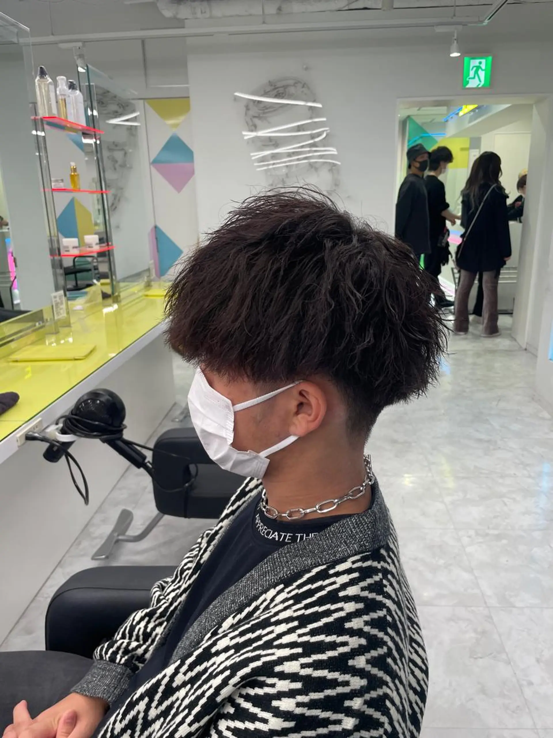 ショート カラー パーマ メンズ 【メンズサロン】 BLUCK 横浜のヘアスタイル