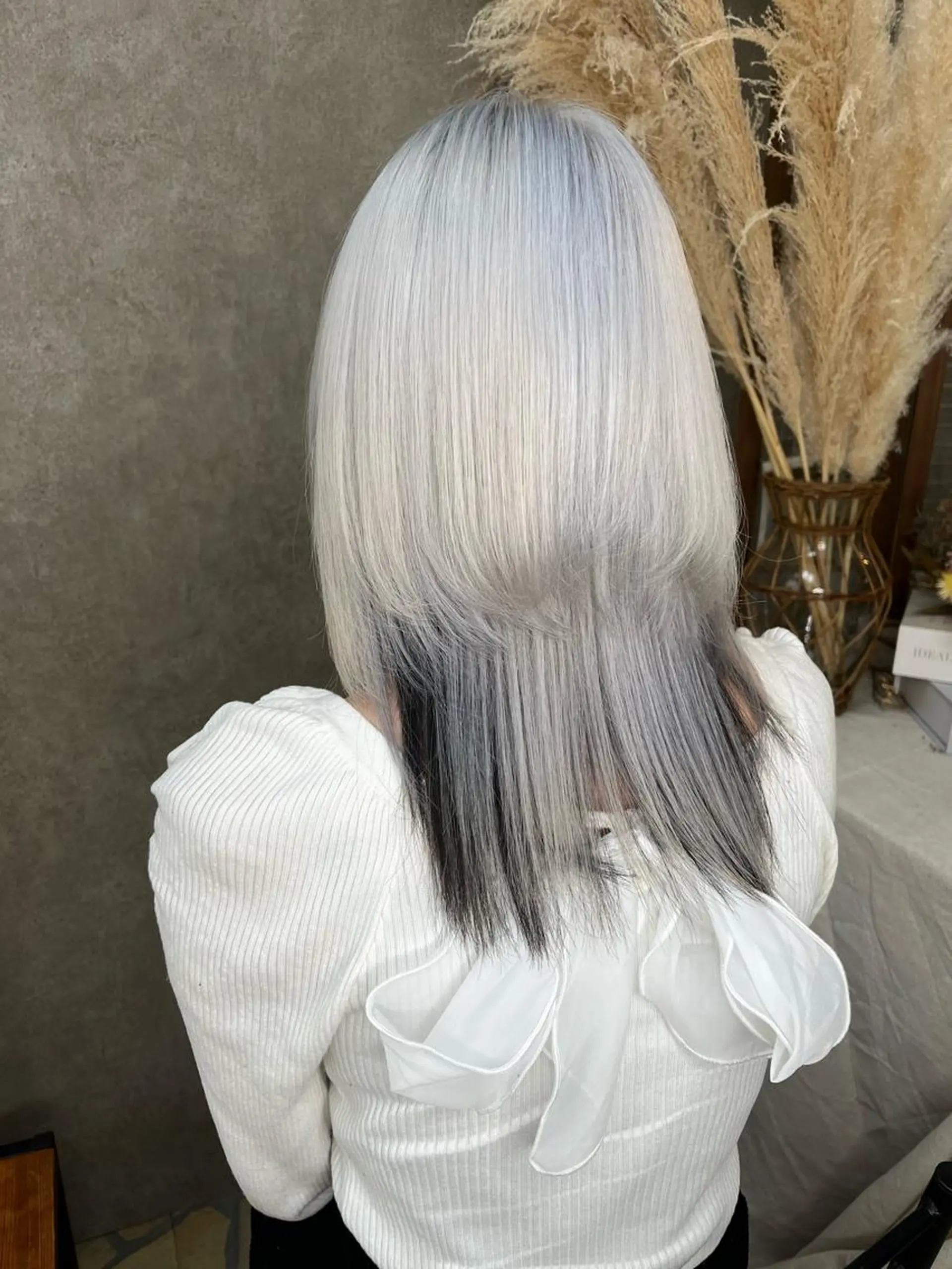 セミロング ヘアカラー トリートメント エクステ・髪質改善・ ブリーチ・吉田大介のヘアスタイル