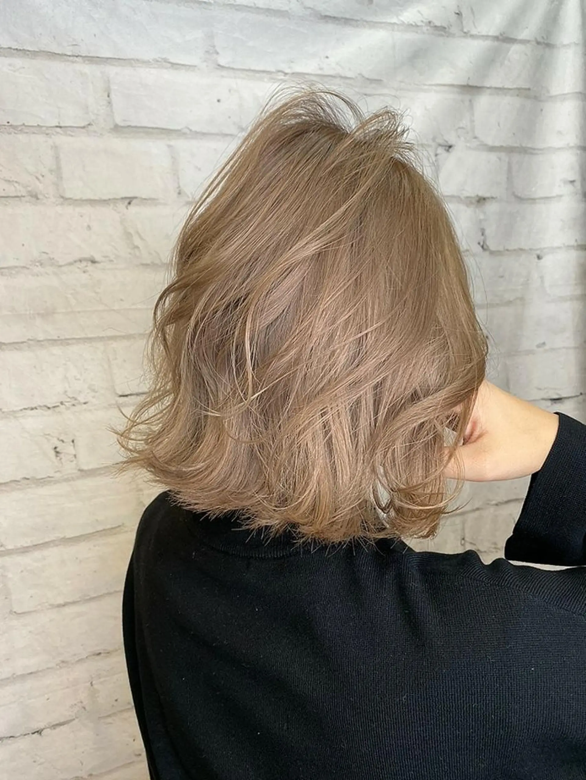 ミディアム カラー RIENS♡xrea 山本優舞のヘアスタイル