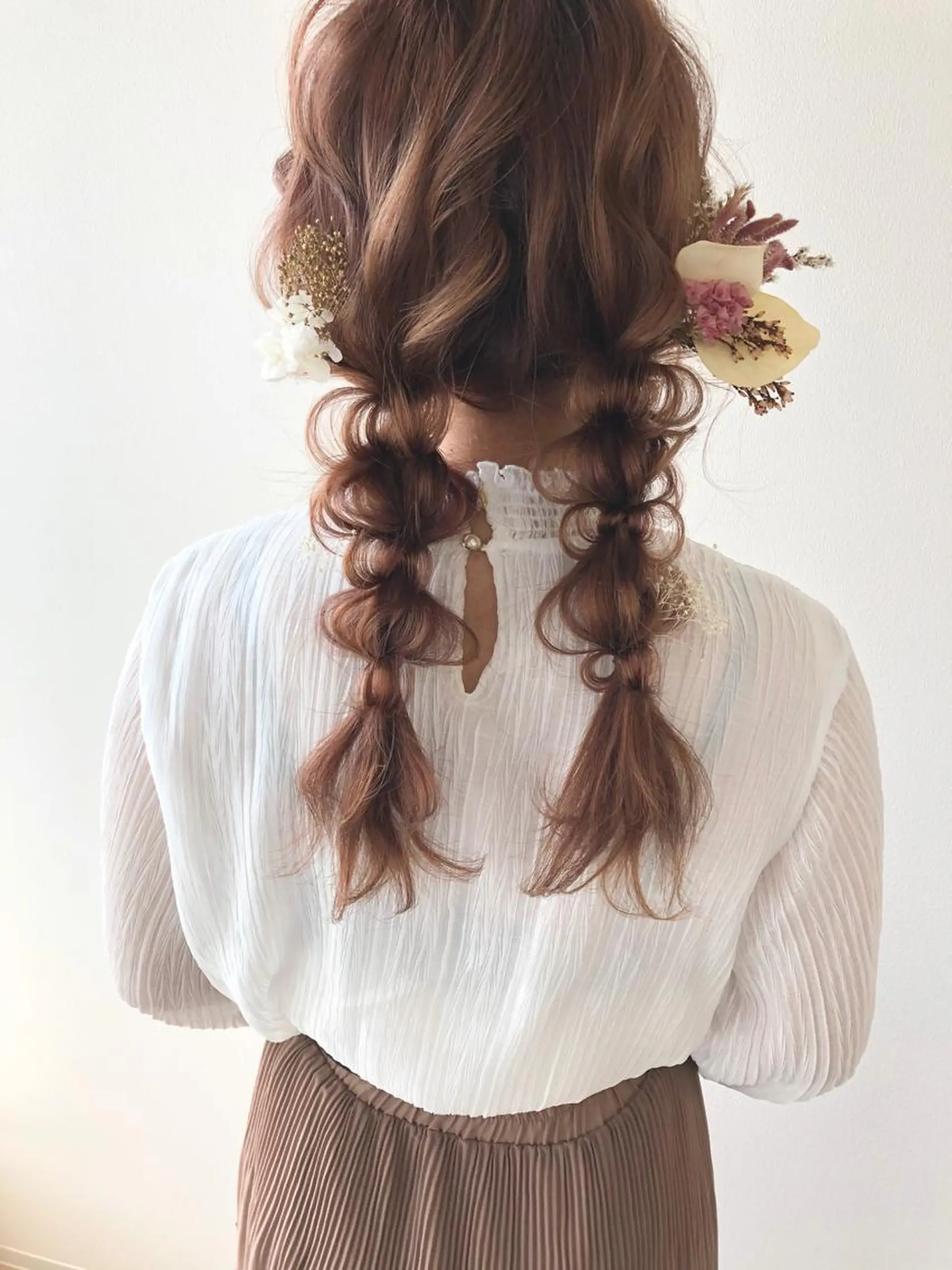 セミロング カラー ヘアアレンジ autre所属・大久保 ひでなりのヘアスタイル