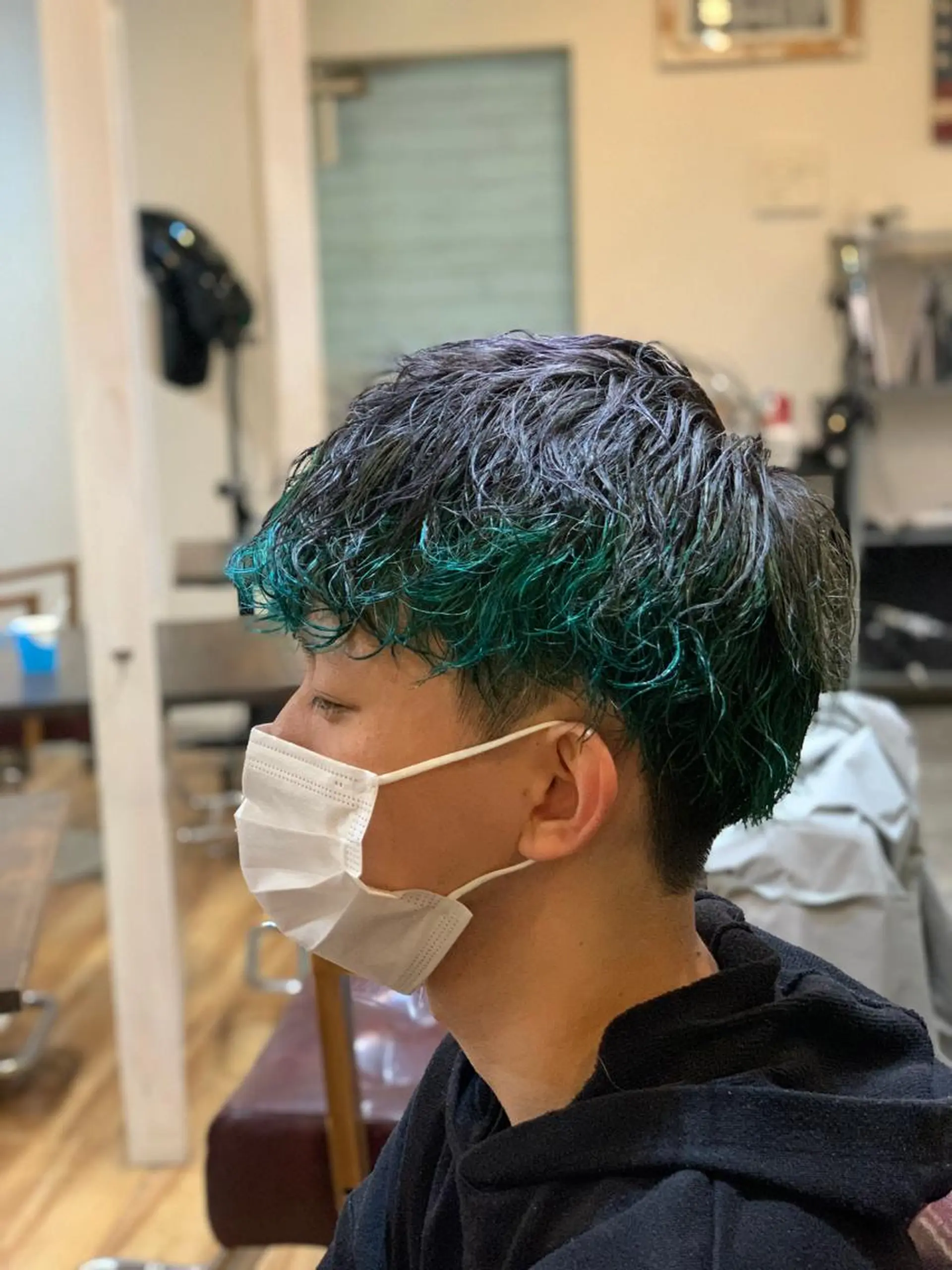 ショート パーマ カット パーマ CECIL hair なんば店所属・メンズパーマ 艶髪☆店長☆有馬のヘアスタイル