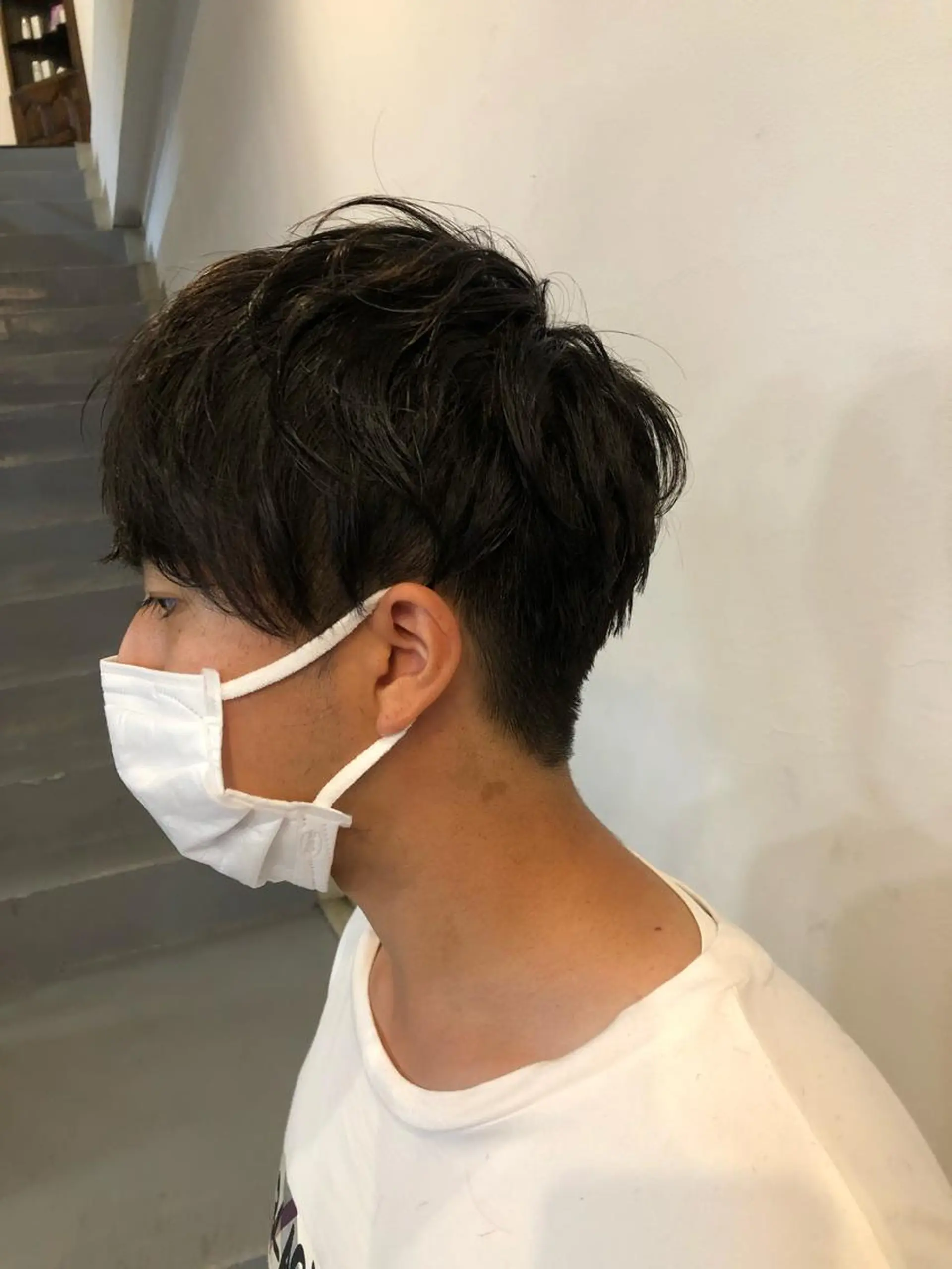 ショート メンズ 安永 将悟のヘアスタイル