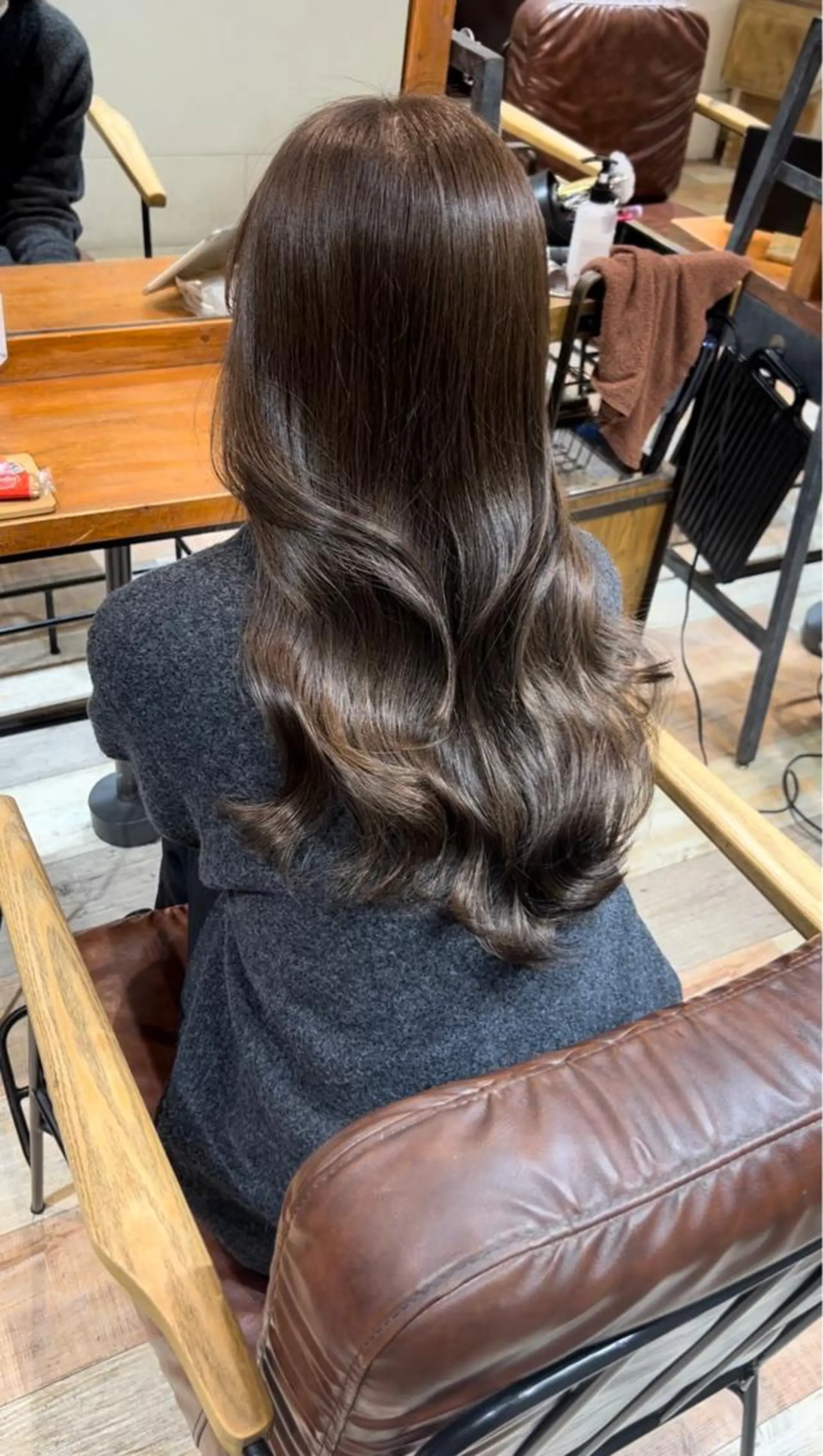 ロング カラー カット トリートメント 韓国風・ブリーチなし ・あり後藤　一斗店長のヘアスタイル